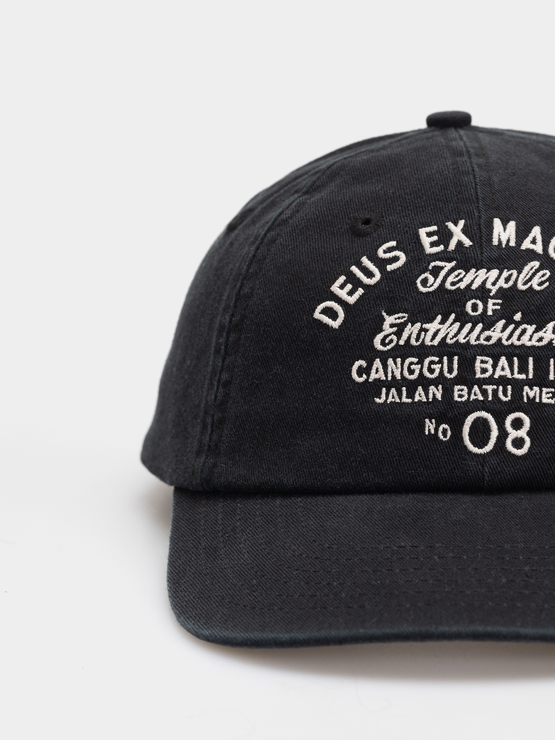 Czapka z daszkiem Deus Ex Machina Canggu Sign (black)