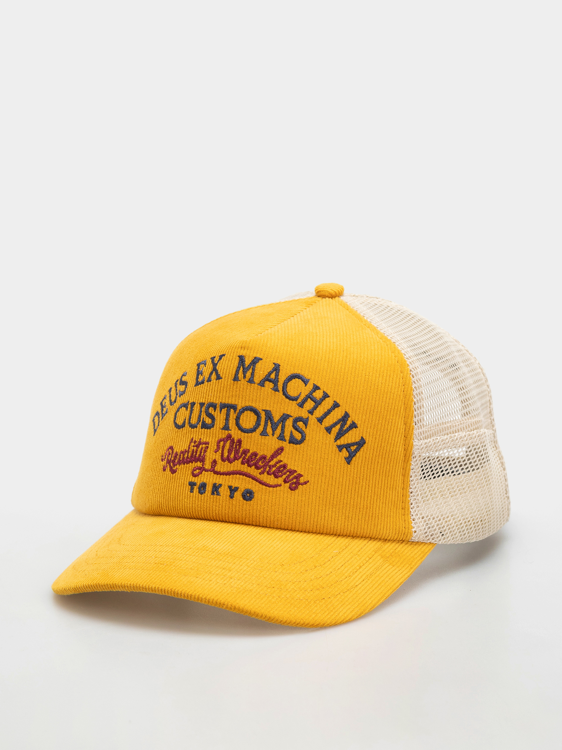 Czapka z daszkiem Deus Ex Machina Marsden Trucker (radiant yellow)