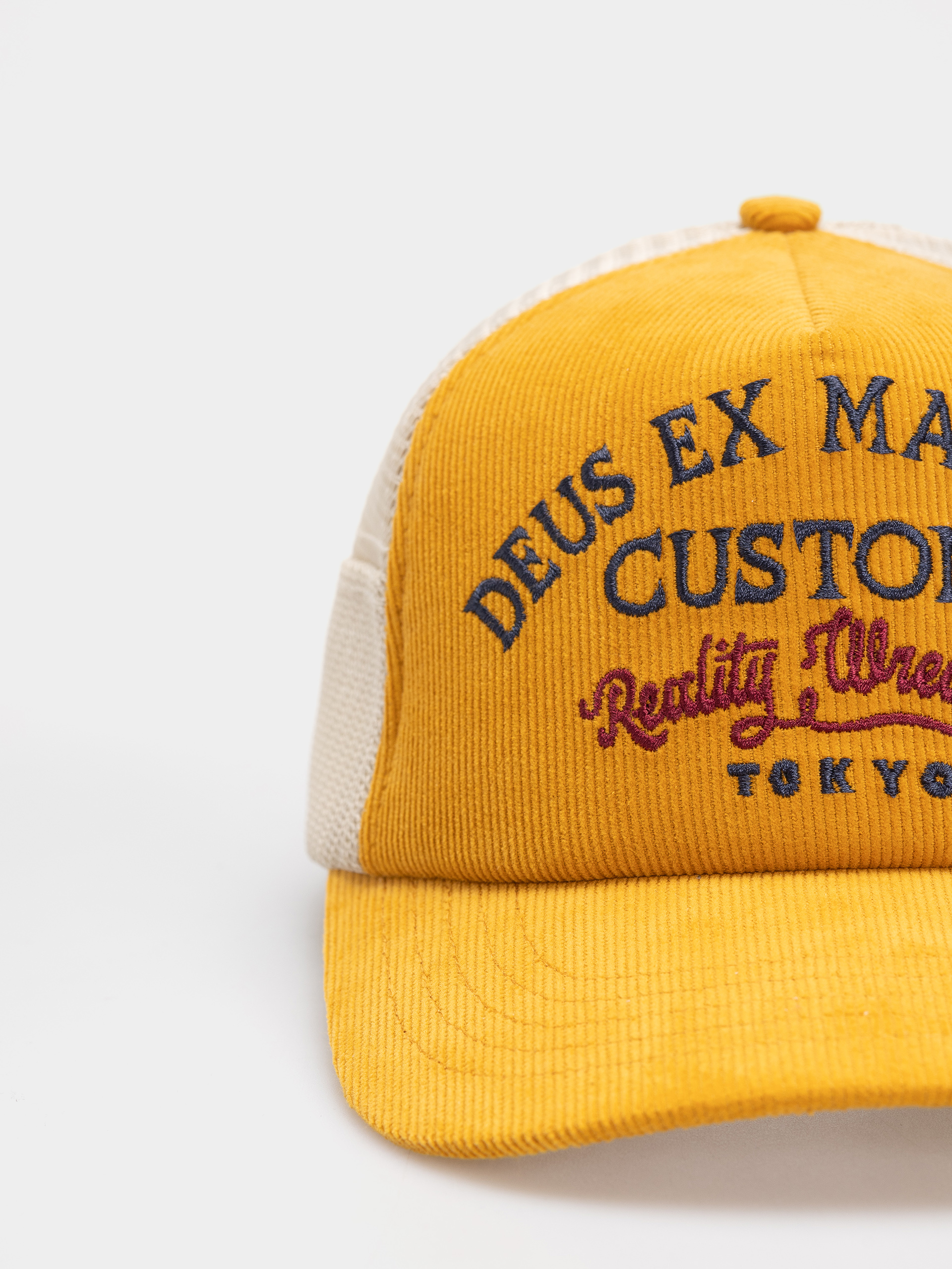 Czapka z daszkiem Deus Ex Machina Marsden Trucker (radiant yellow)
