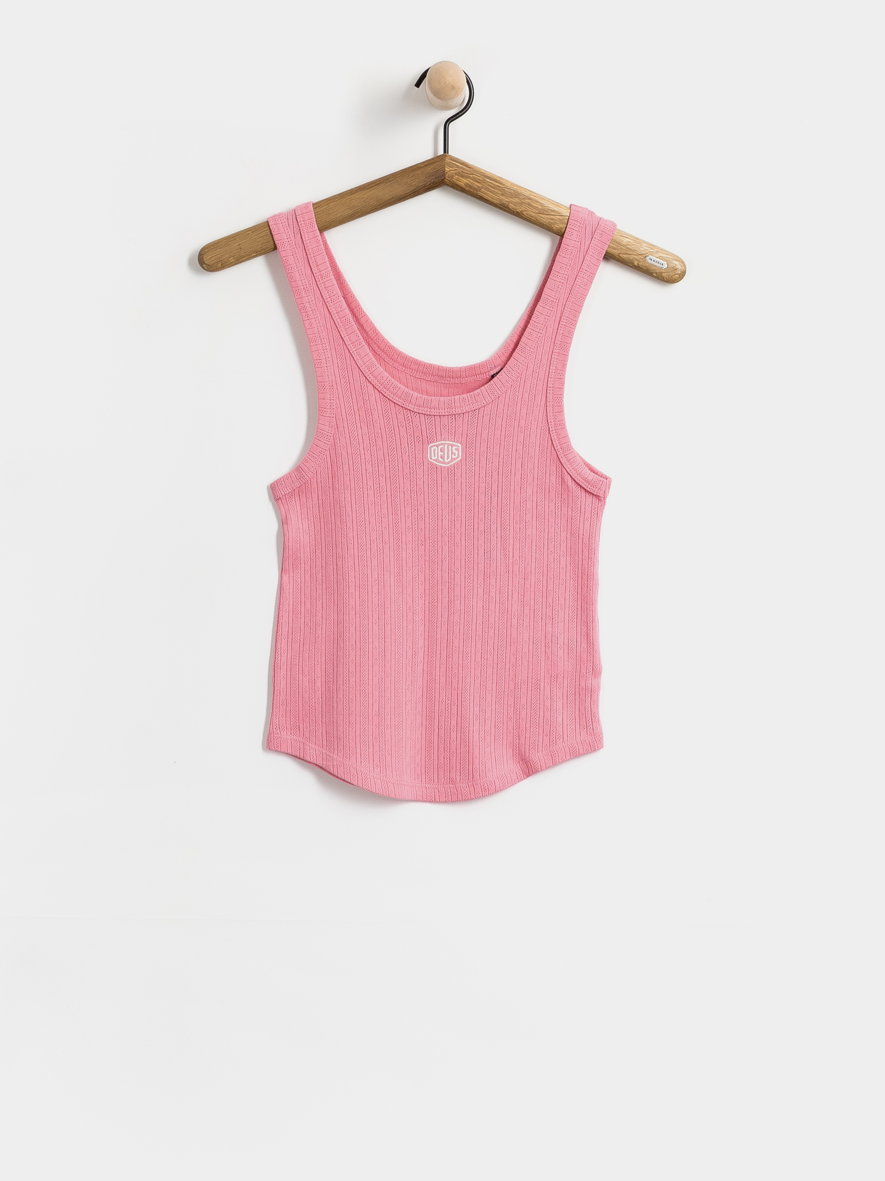 Koszulka Deus Ex Machina June Pointelle Shield Wmn (prism pink)