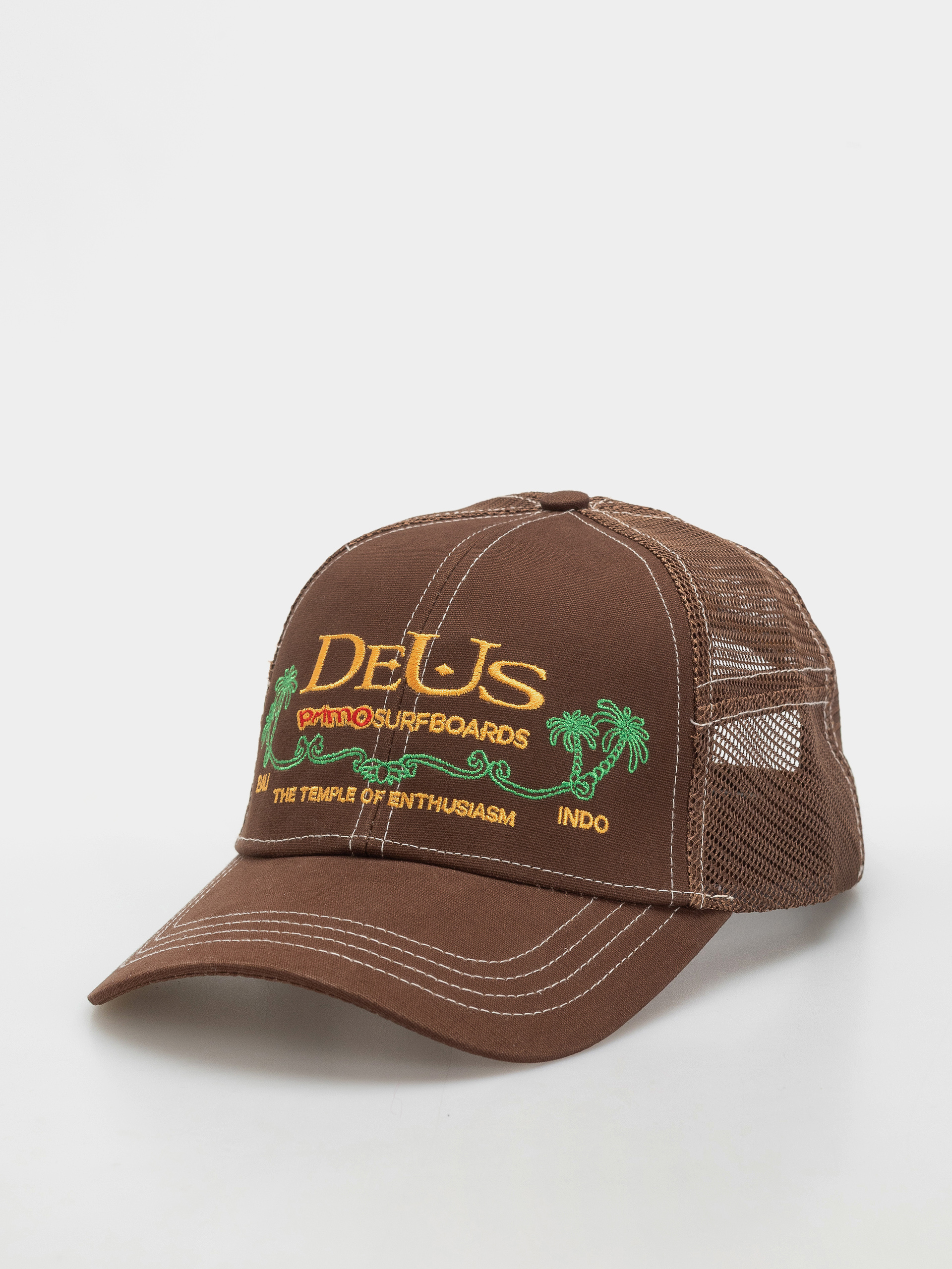 Czapka z daszkiem Deus Ex Machina Sanchez Trucker (brown)