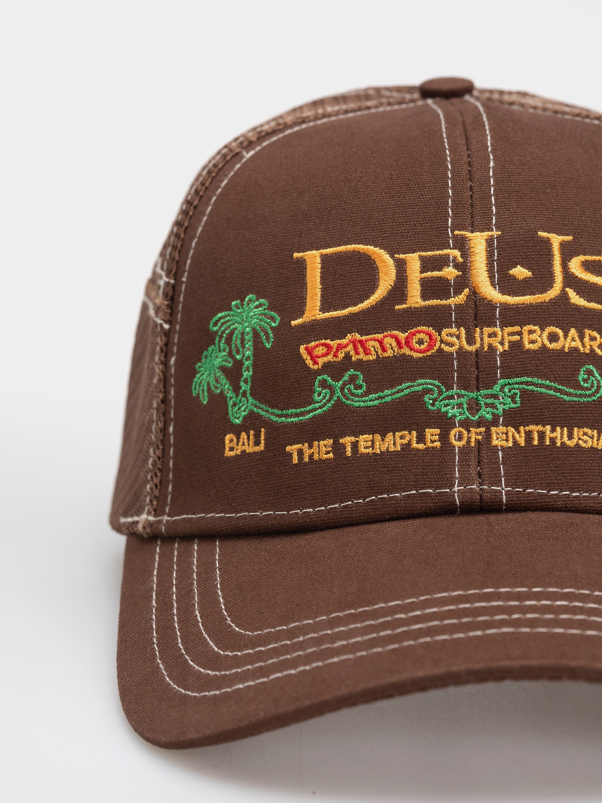 Czapka z daszkiem Deus Ex Machina Sanchez Trucker (brown)