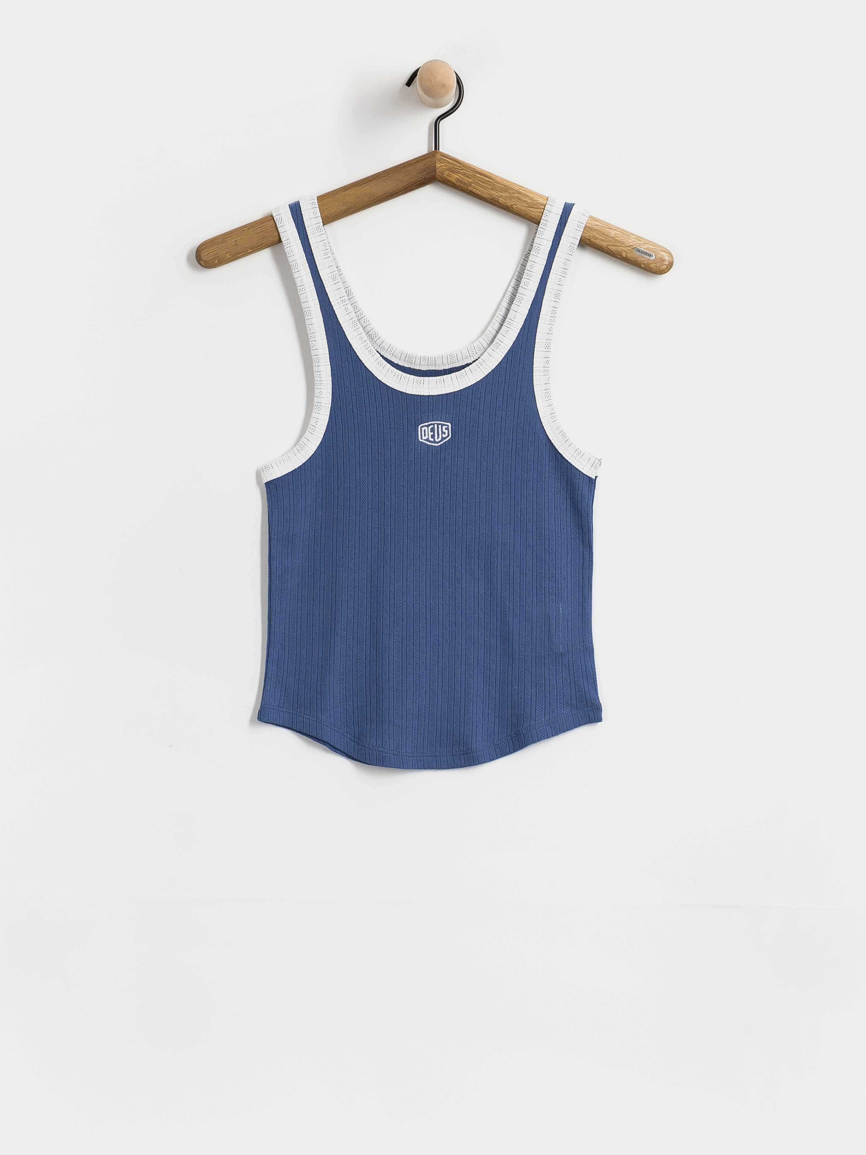 Koszulka Deus Ex Machina June Pointelle Shield Wmn (pageant blue)