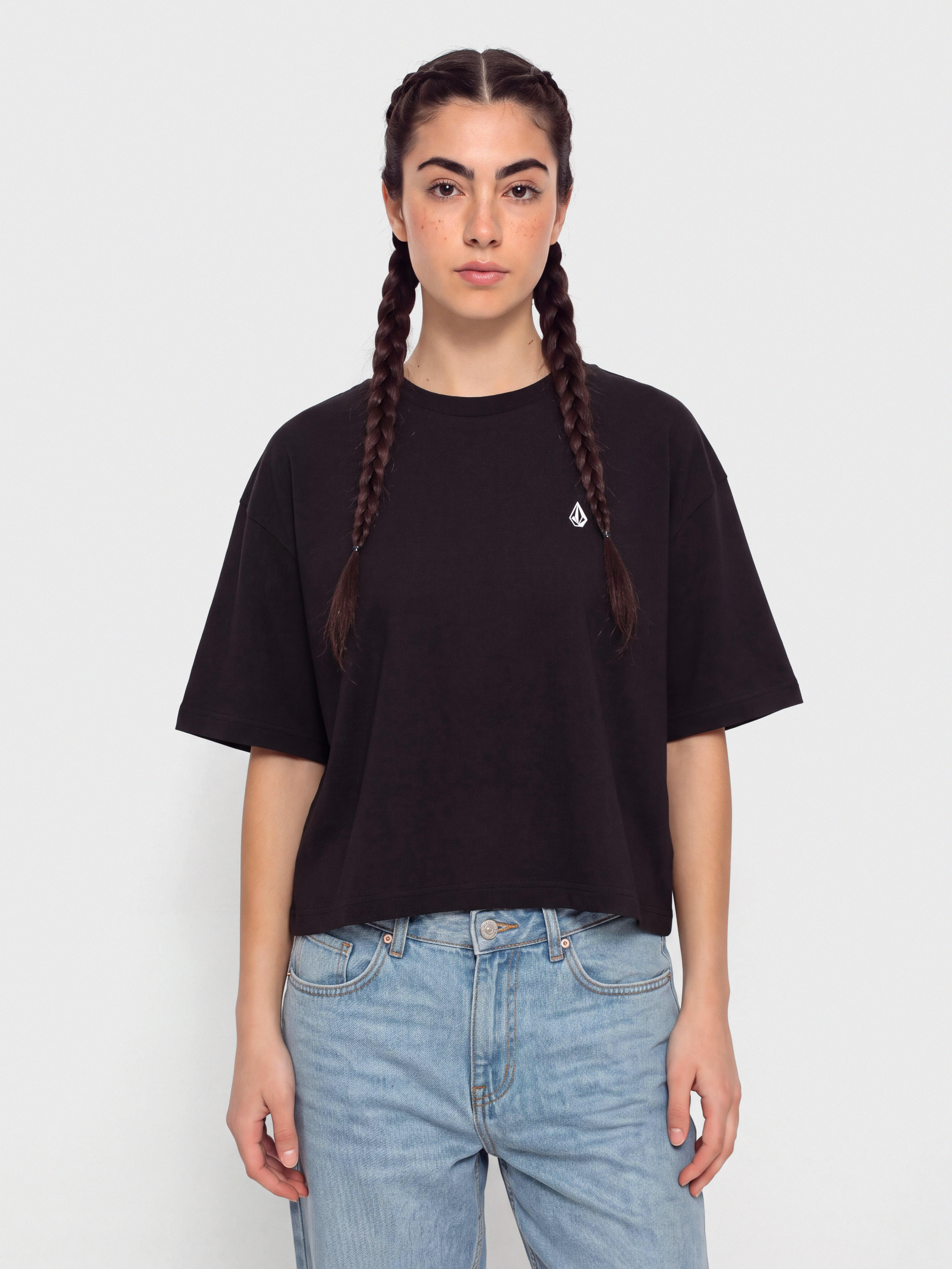 T-shirt Volcom Stone Blanks Up Wmn (black)