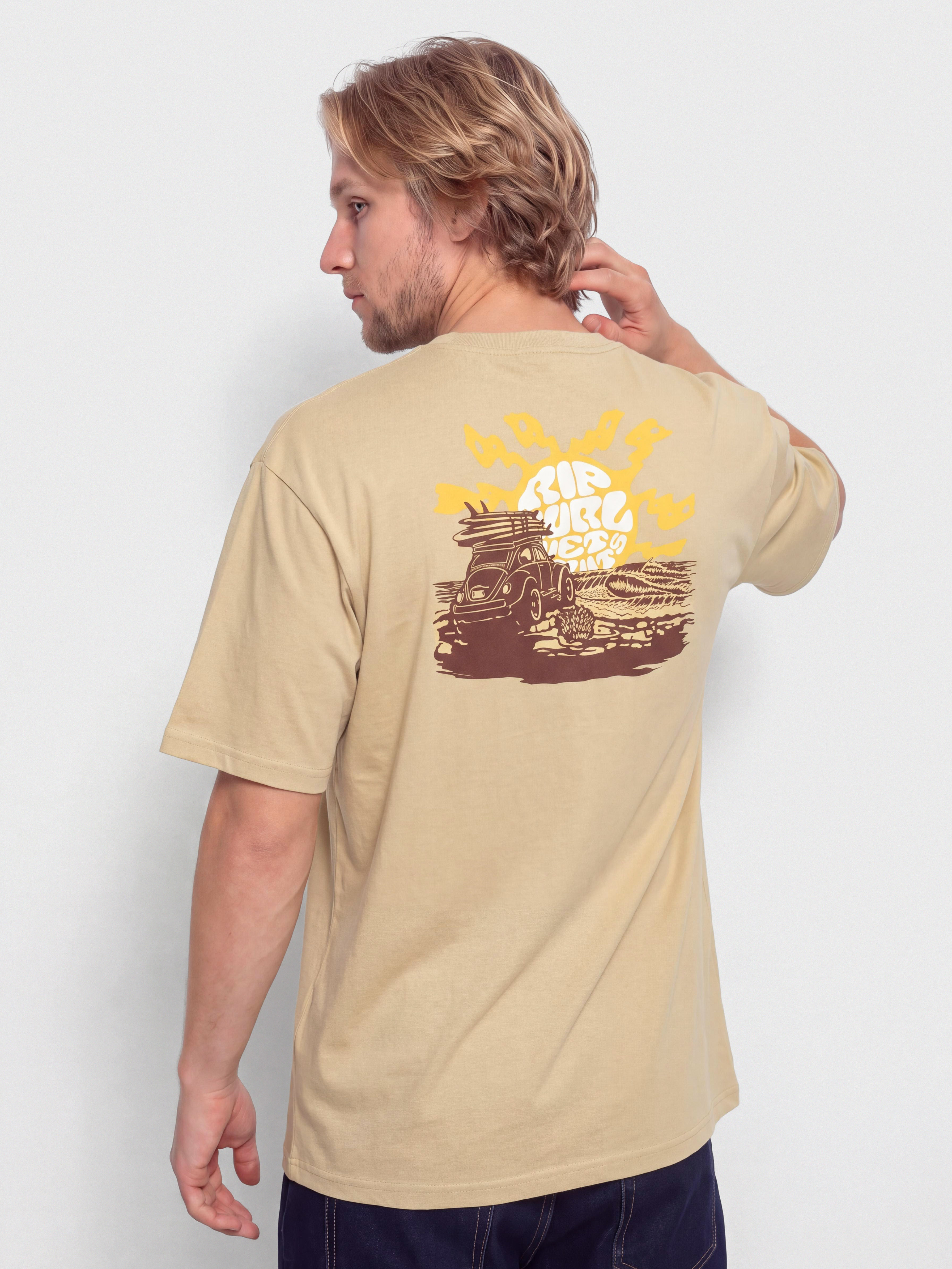 T-shirt Rip Curl Surf Trip (khaki sand)