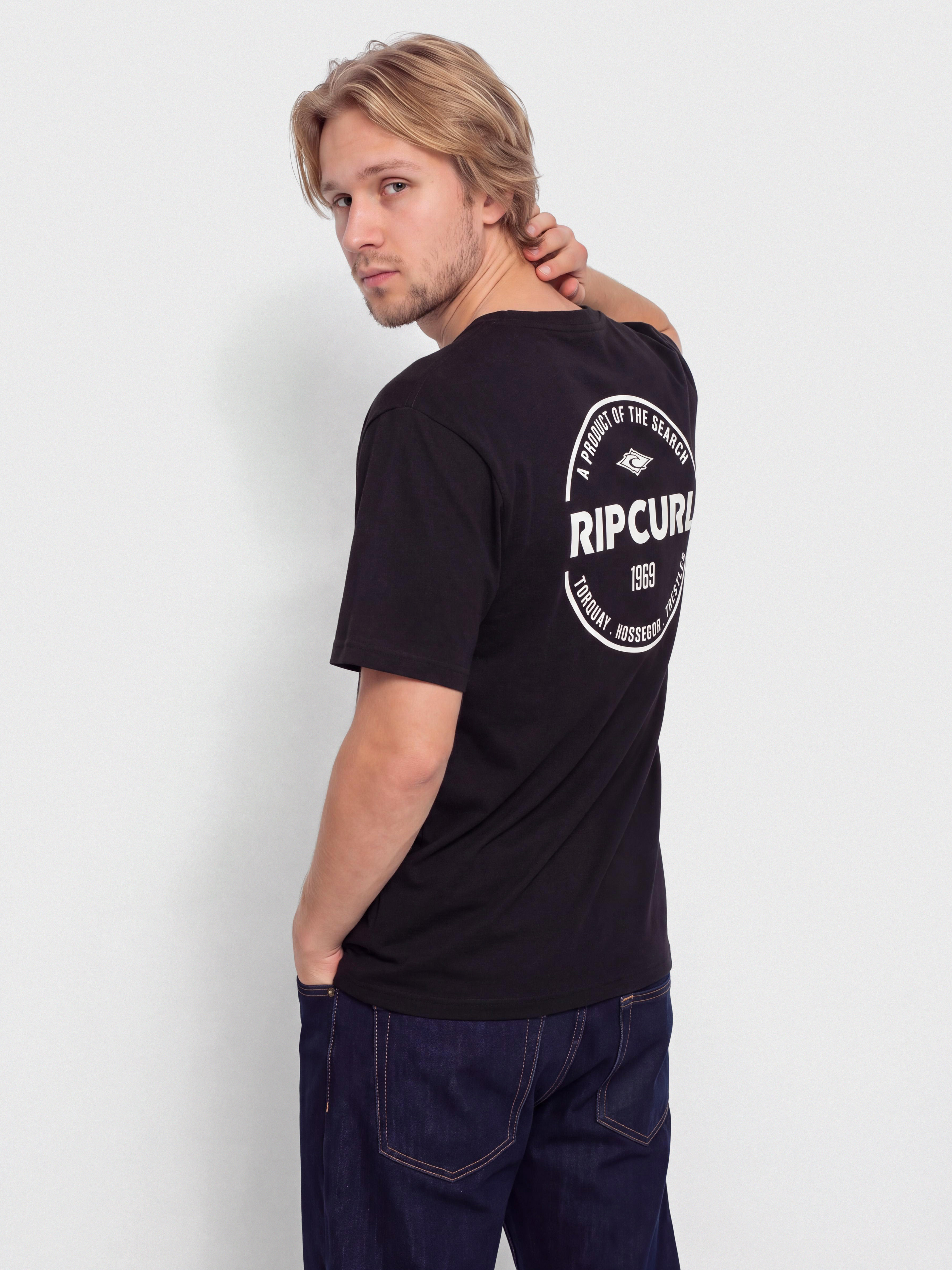 T-shirt Rip Curl Staple (black)