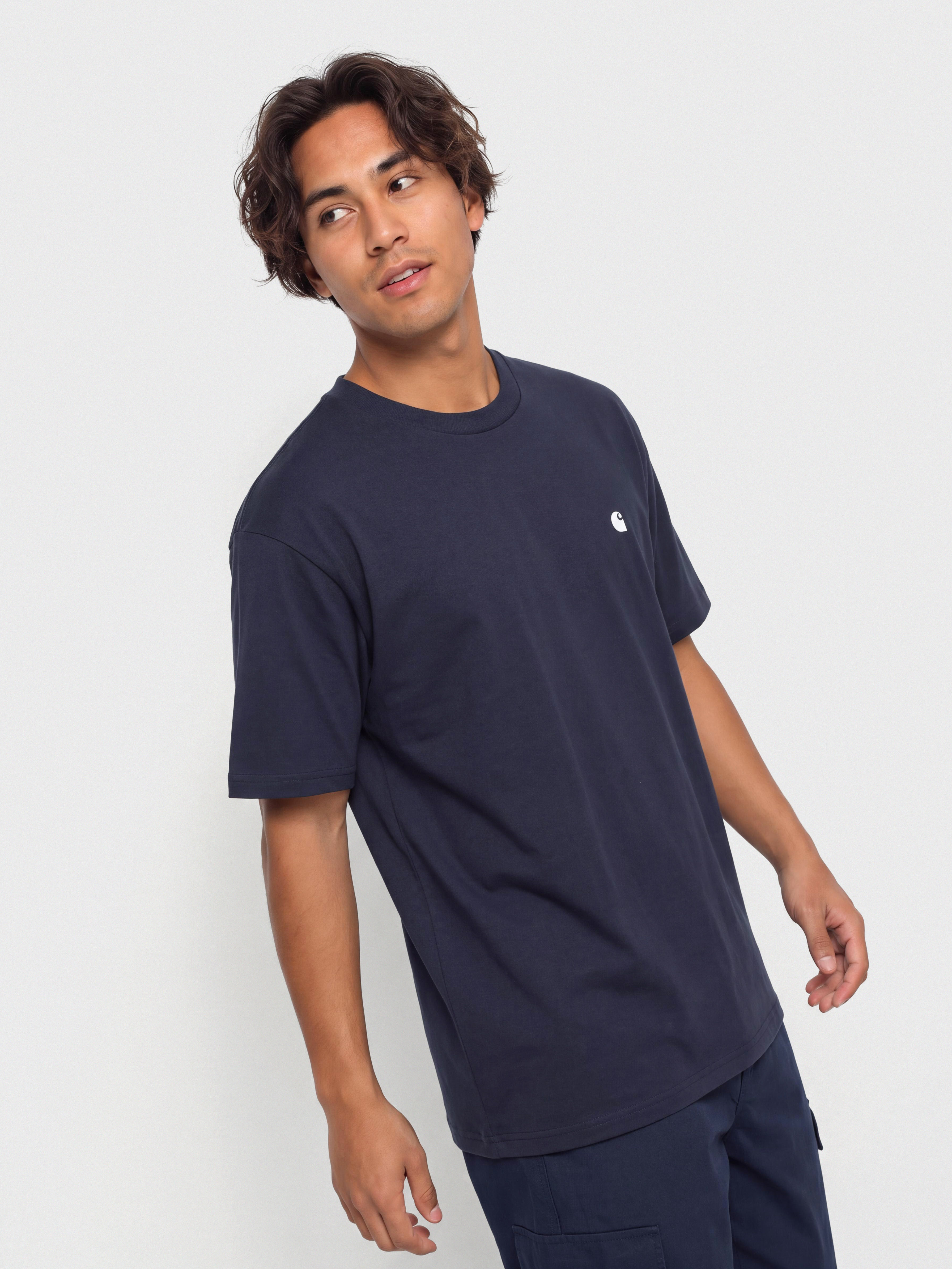 T-shirt Carhartt WIP Madison (dark navy/white)