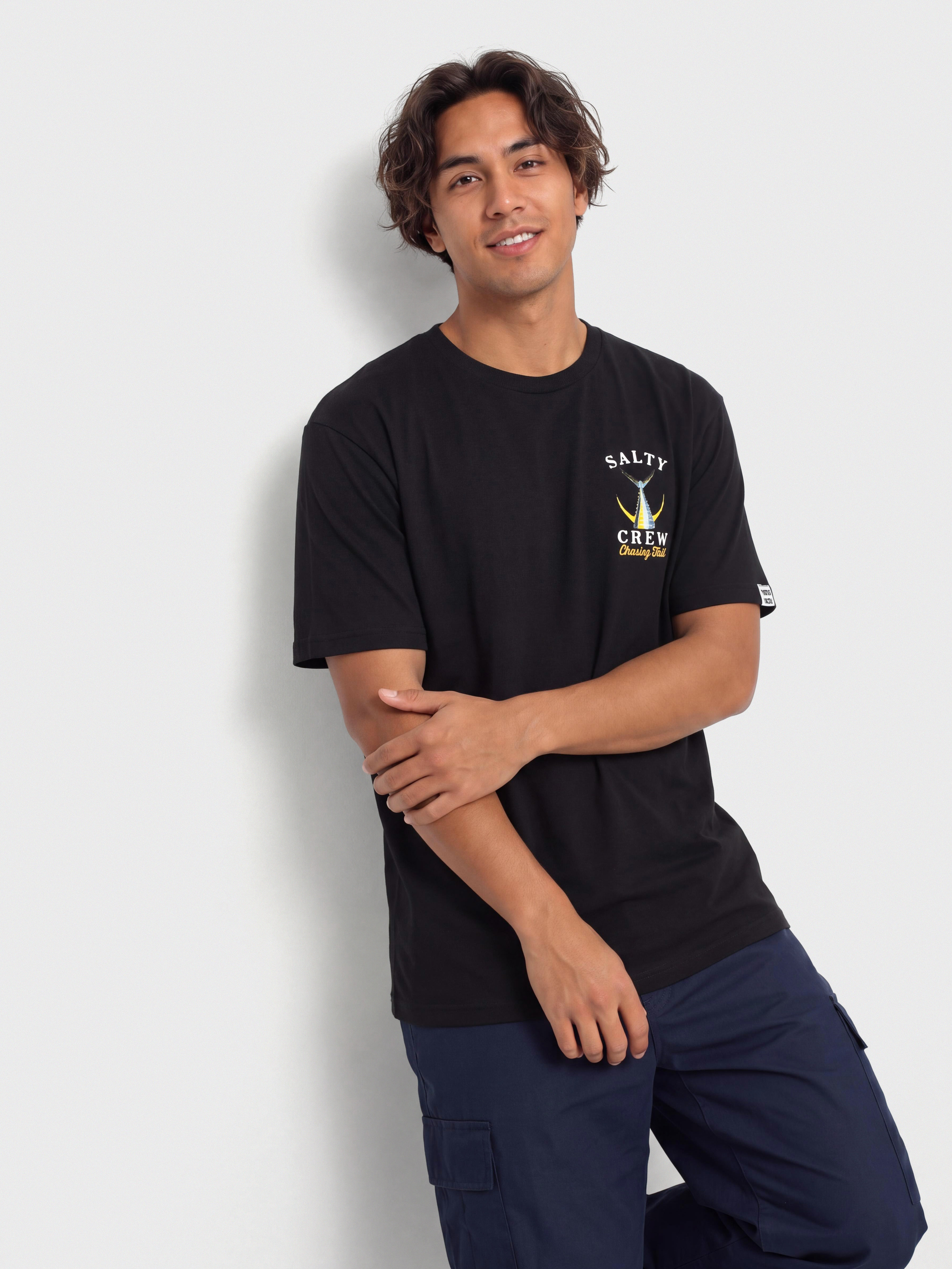 T-shirt Salty Crew Tailed (black)