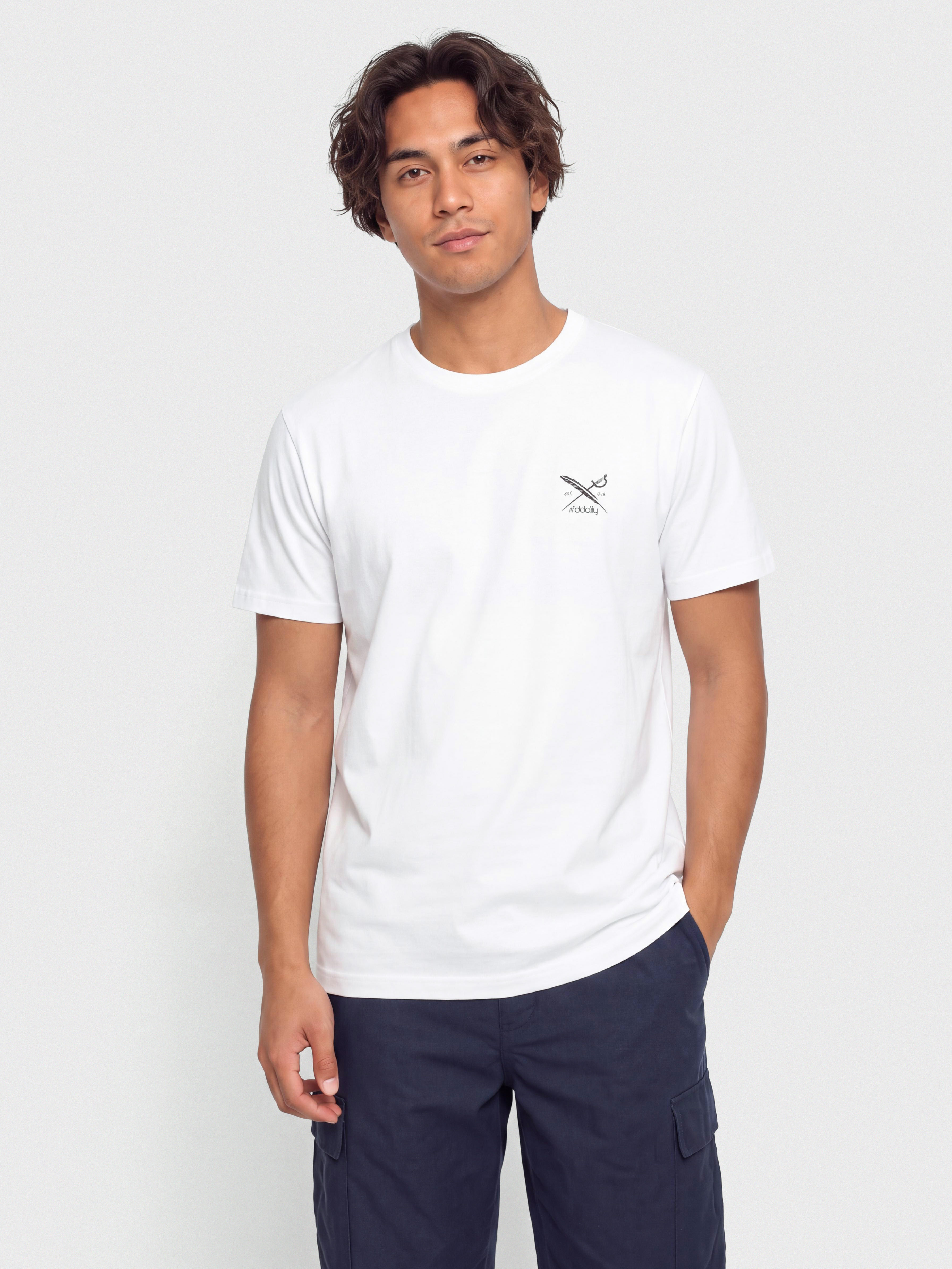 T-shirt Iriedaily Chestflag (white)