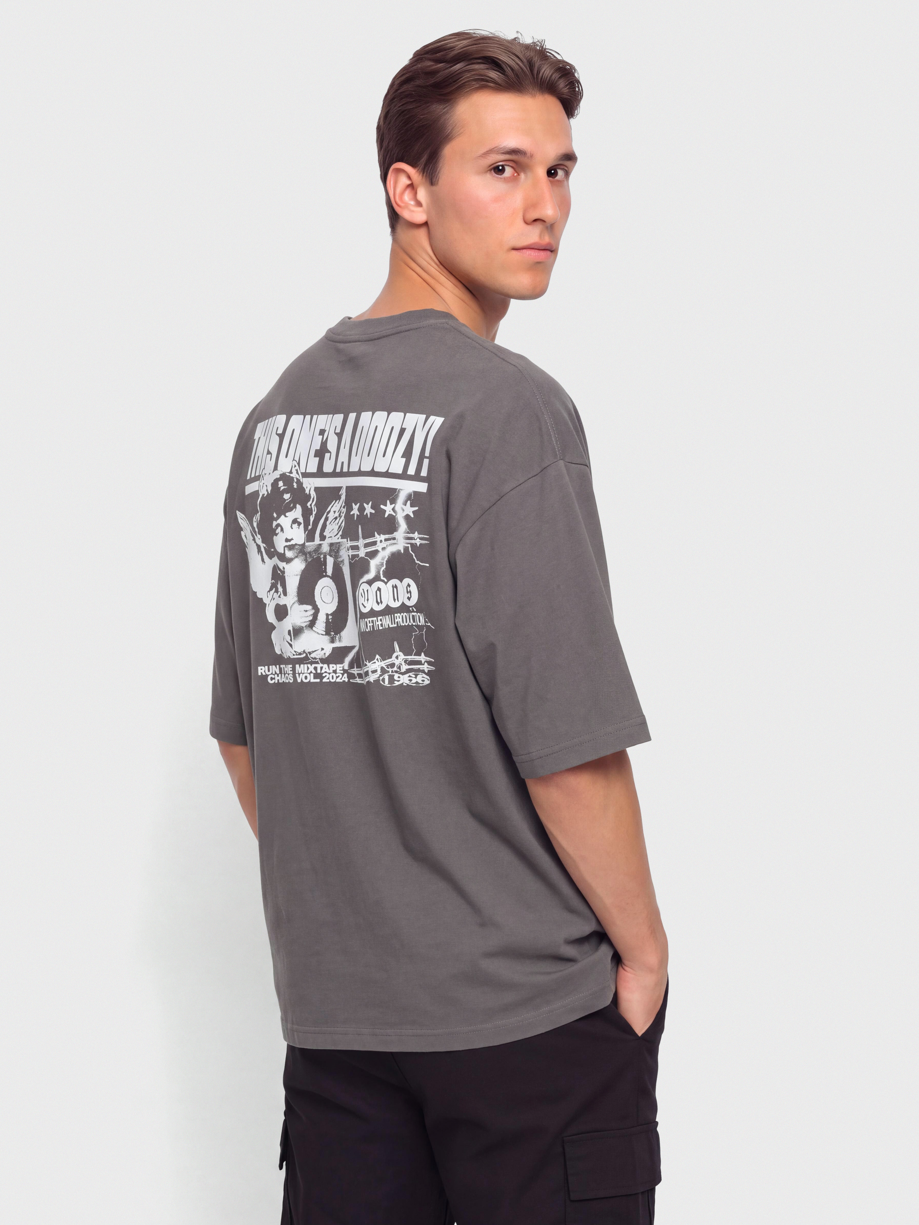 T-shirt Vans Earthbound Loose Fit (mountain essentials asphalt)