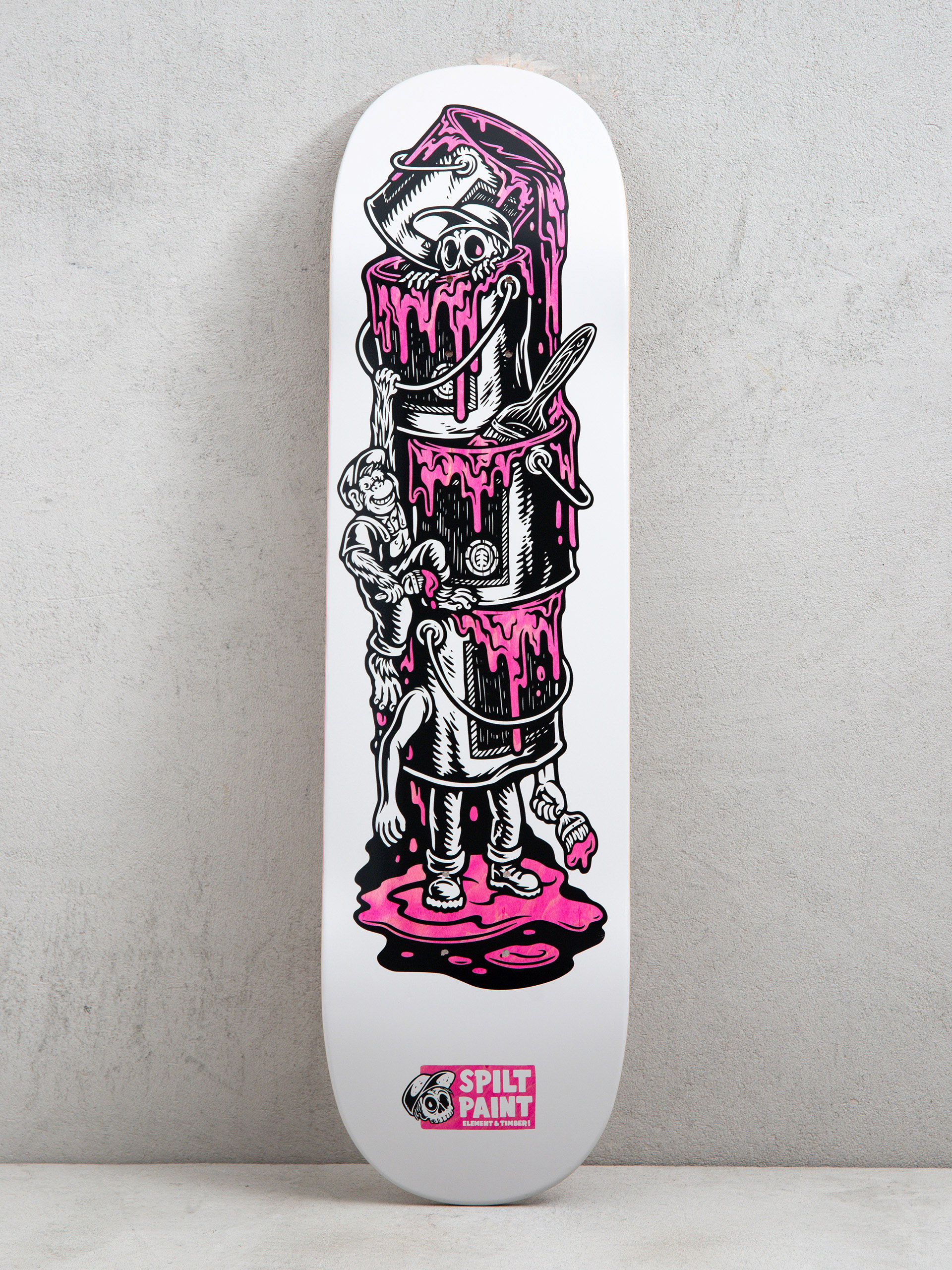 Deck Element Spilt Paint