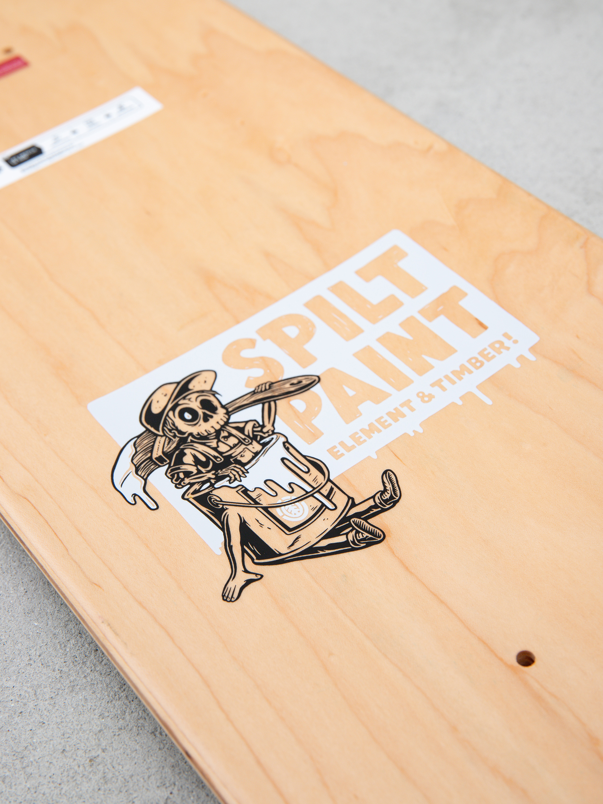 Deck Element Spilt Paint