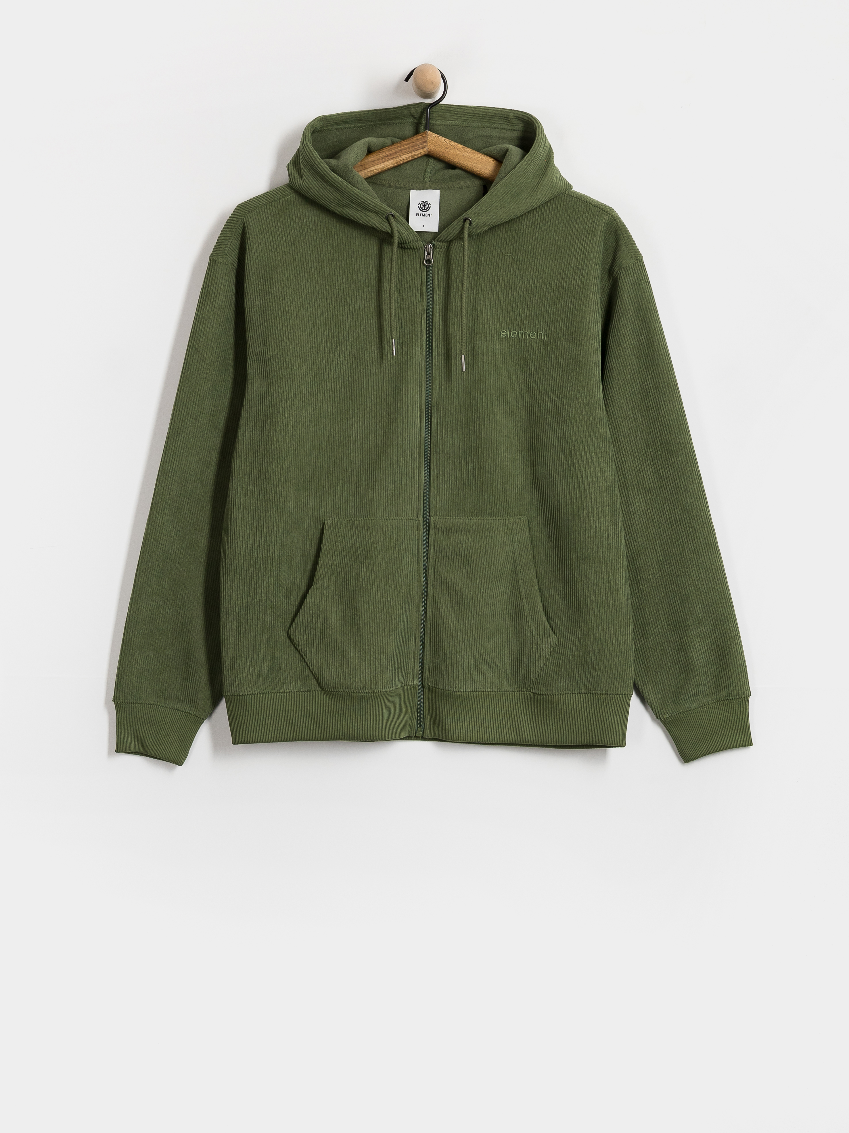 Bluza z kapturem Element Lowcase Corduroy ZHD (bronze green)