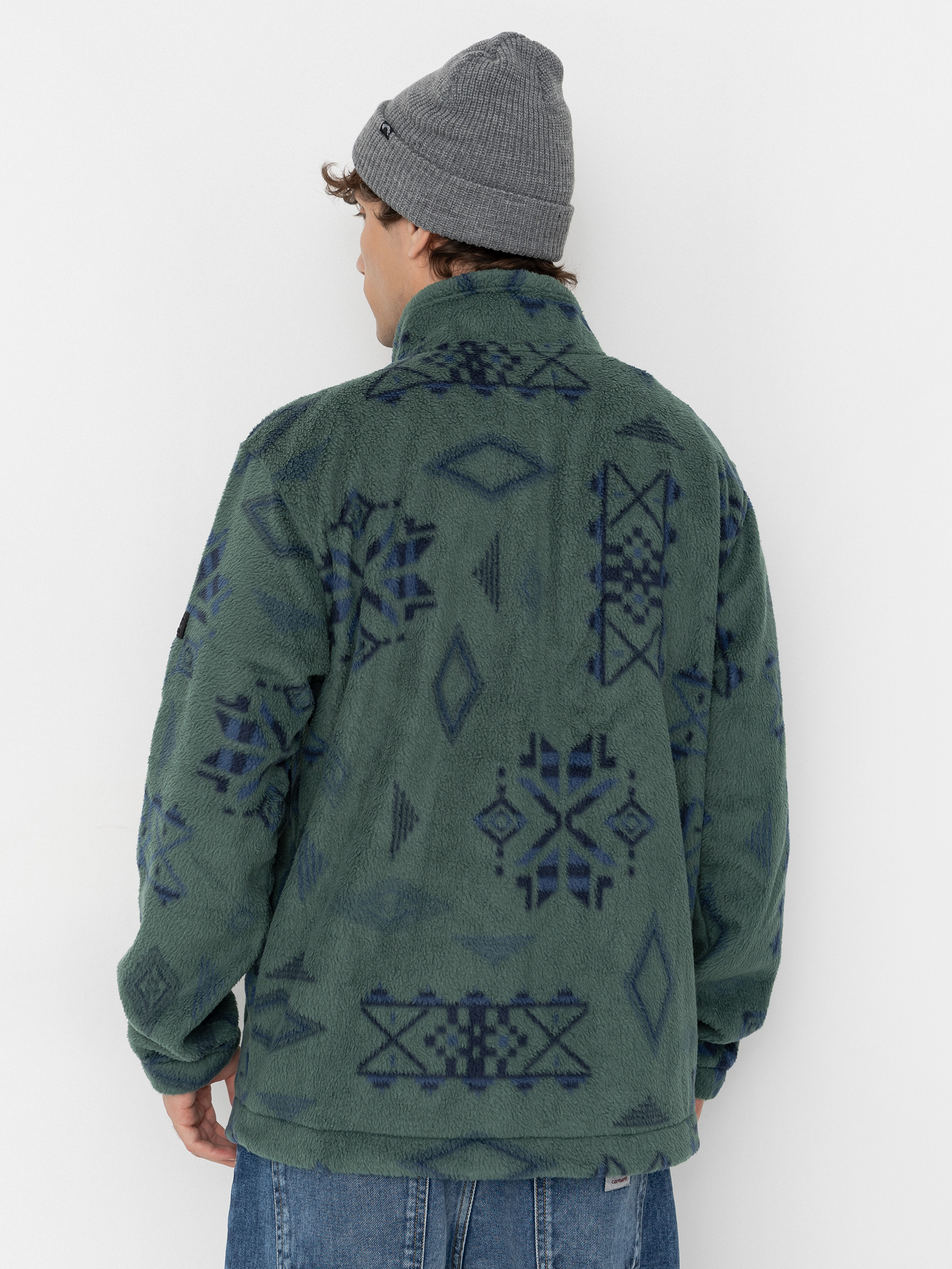 Męski Polar Billabong Boundary Mock Neck (smoke pine)