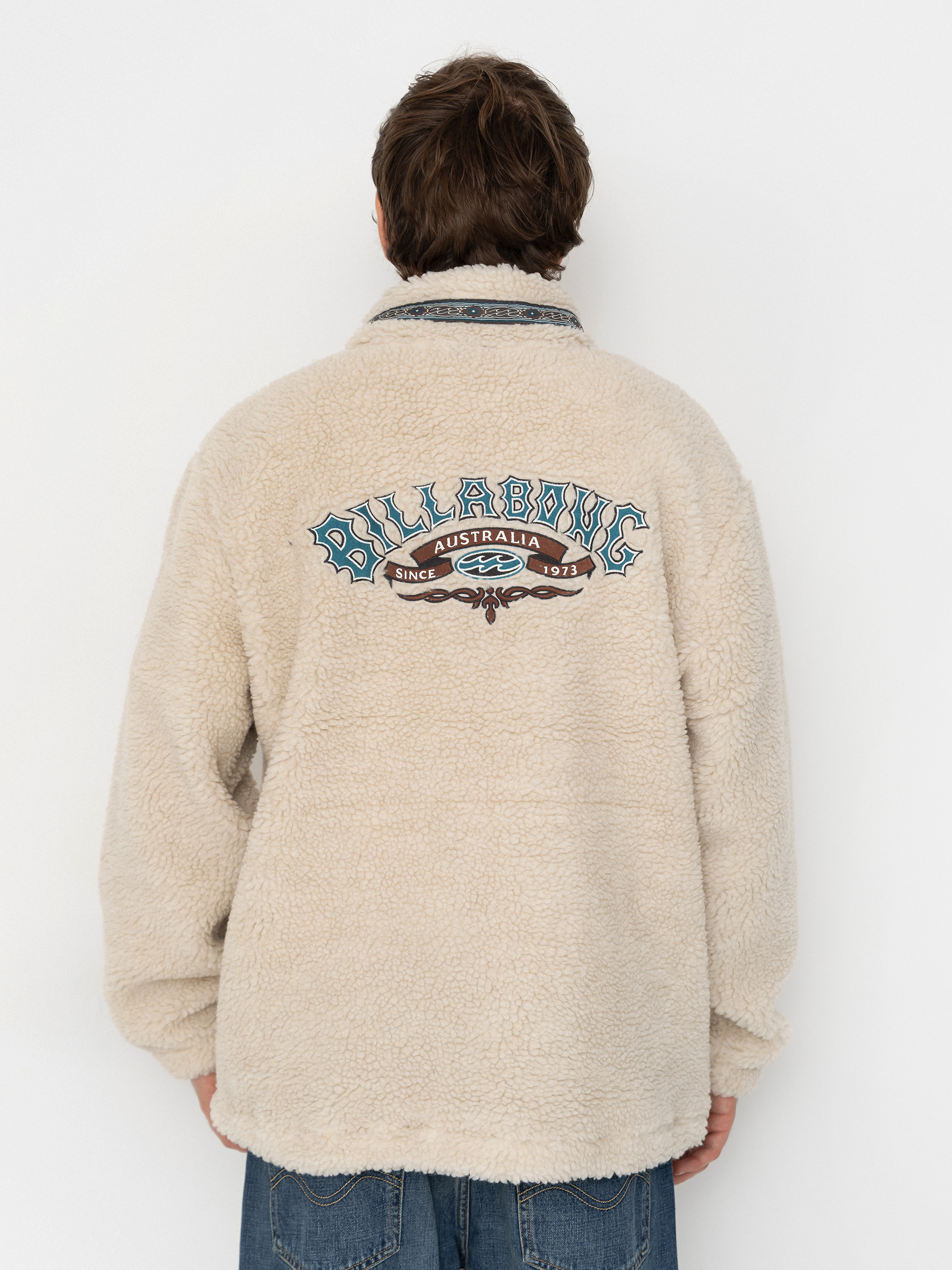 Męski Polar Billabong Tombstone Half Zip (oatmeal)