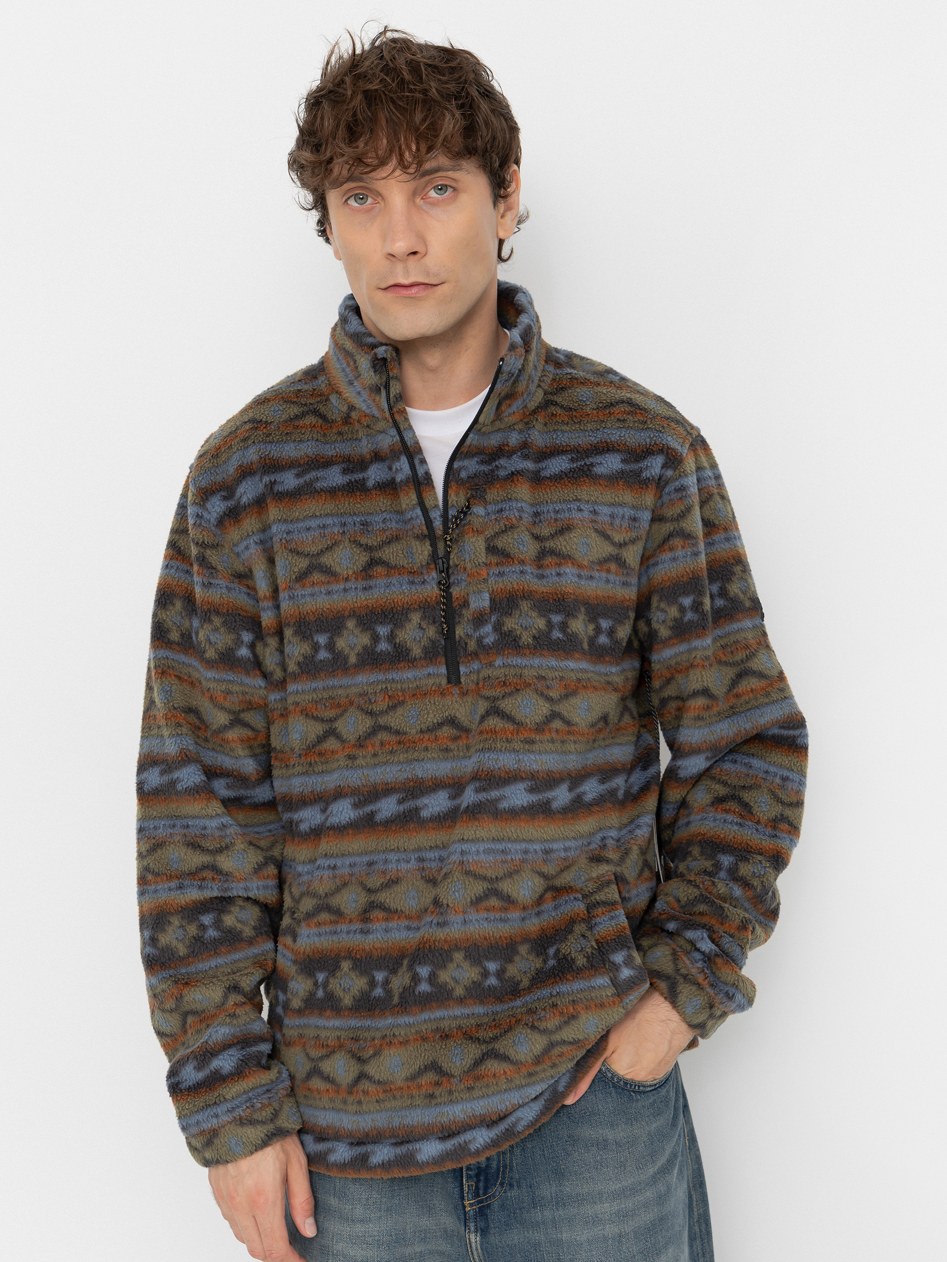 Polar Billabong Boundary Mock Neck (raven)