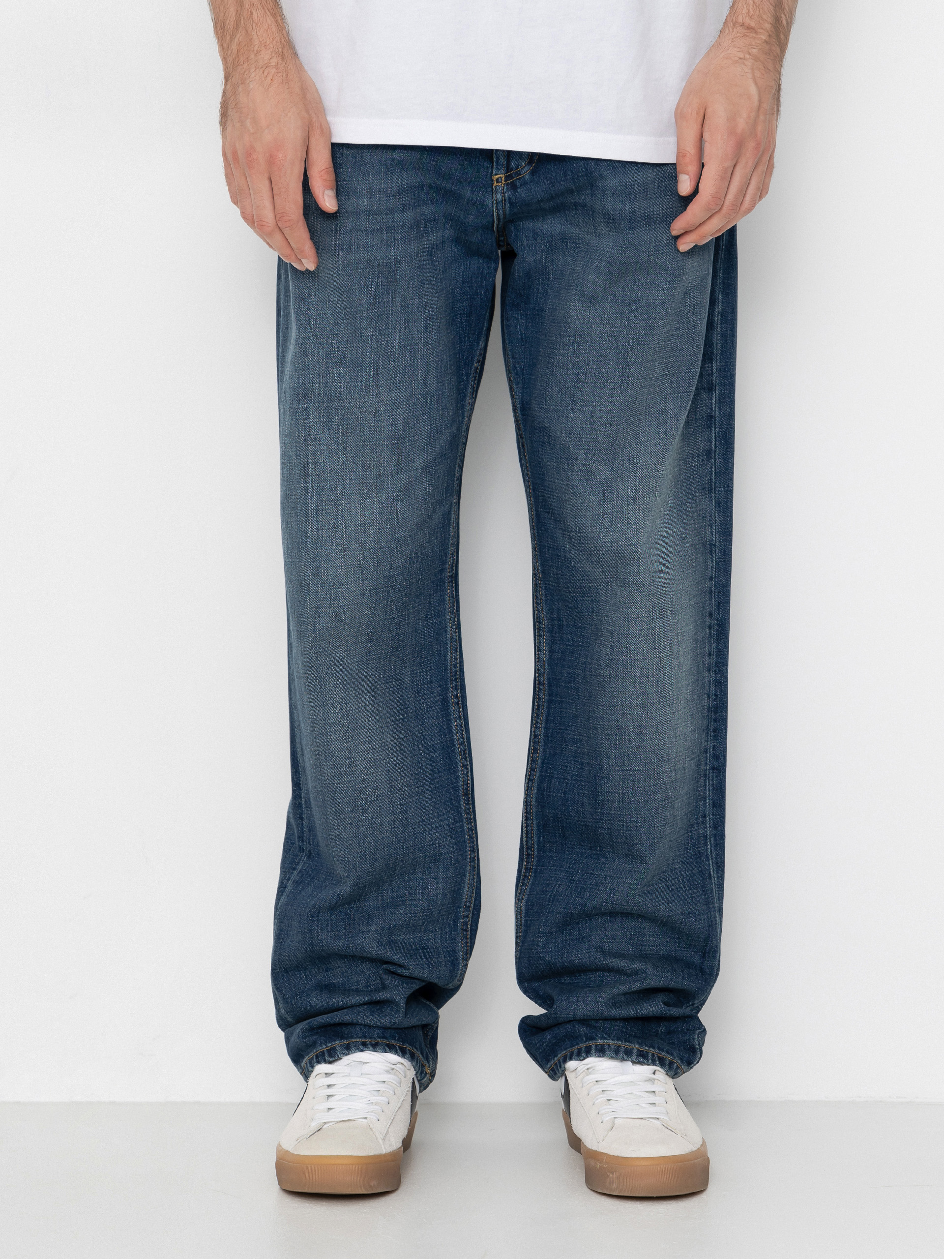 Spodnie Carhartt WIP Marlow (blue/dark used wash)