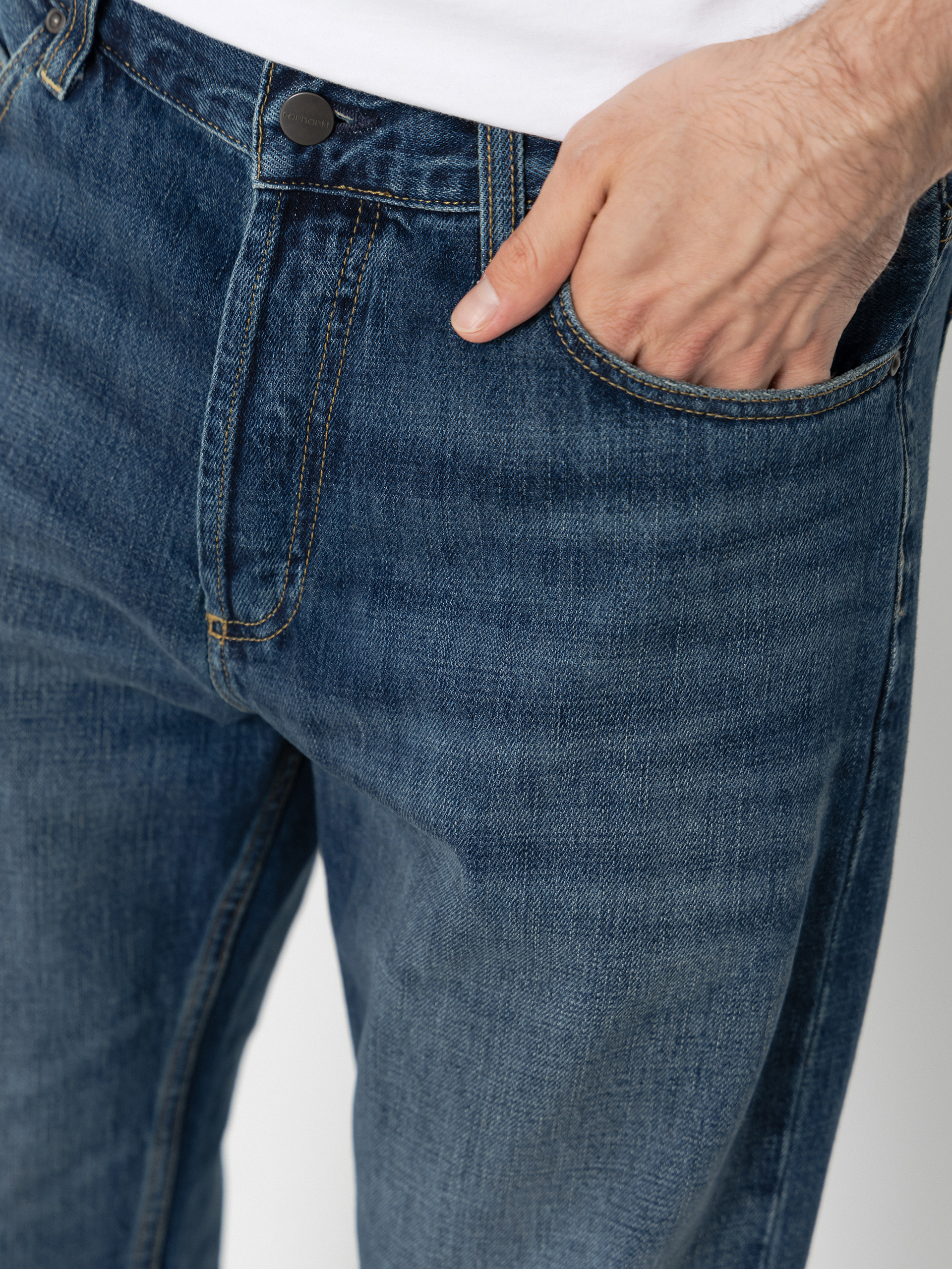 Spodnie Carhartt WIP Marlow (blue/dark used wash)