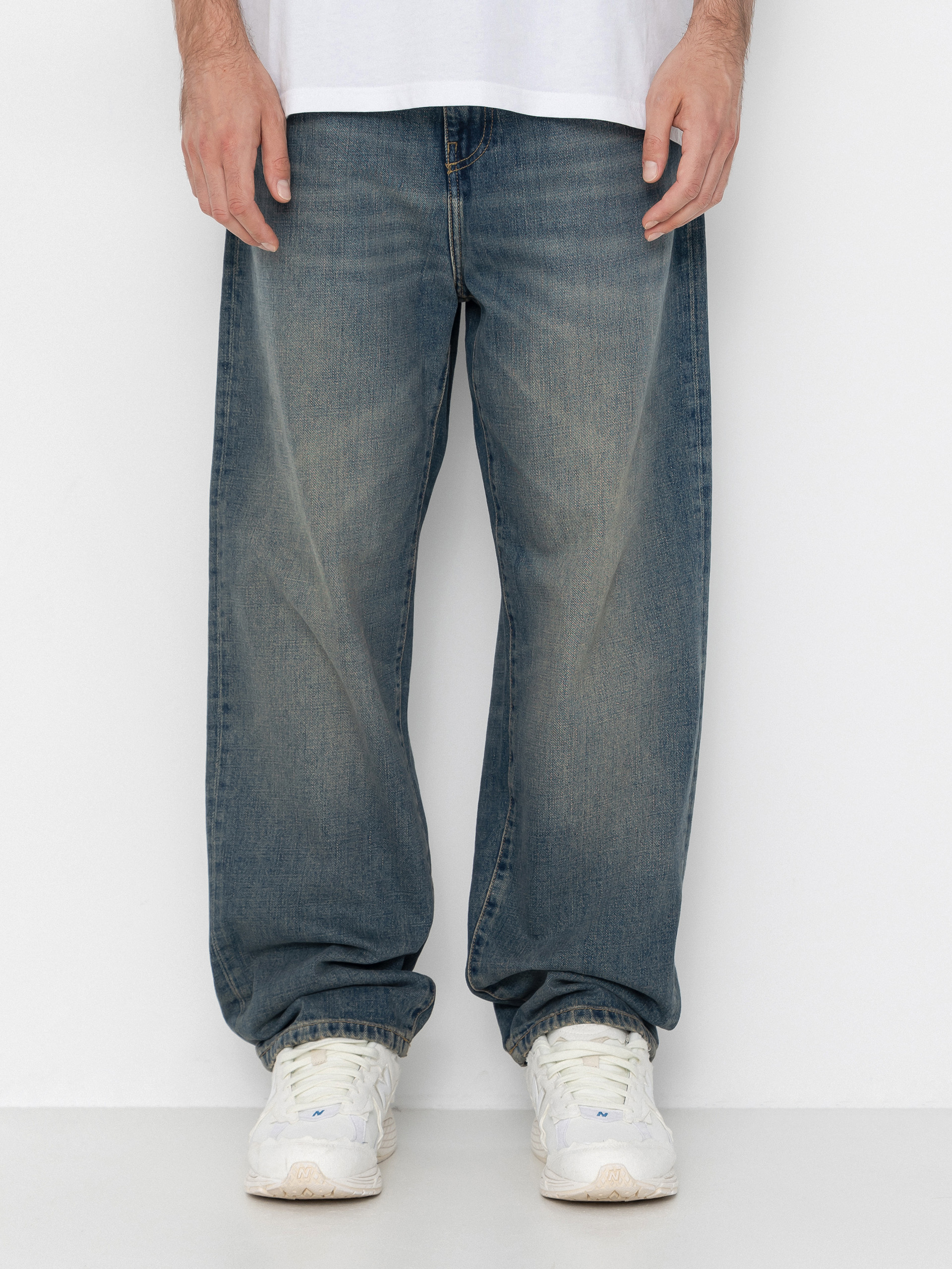 Spodnie Carhartt WIP Aaron (blue/worn used wash)