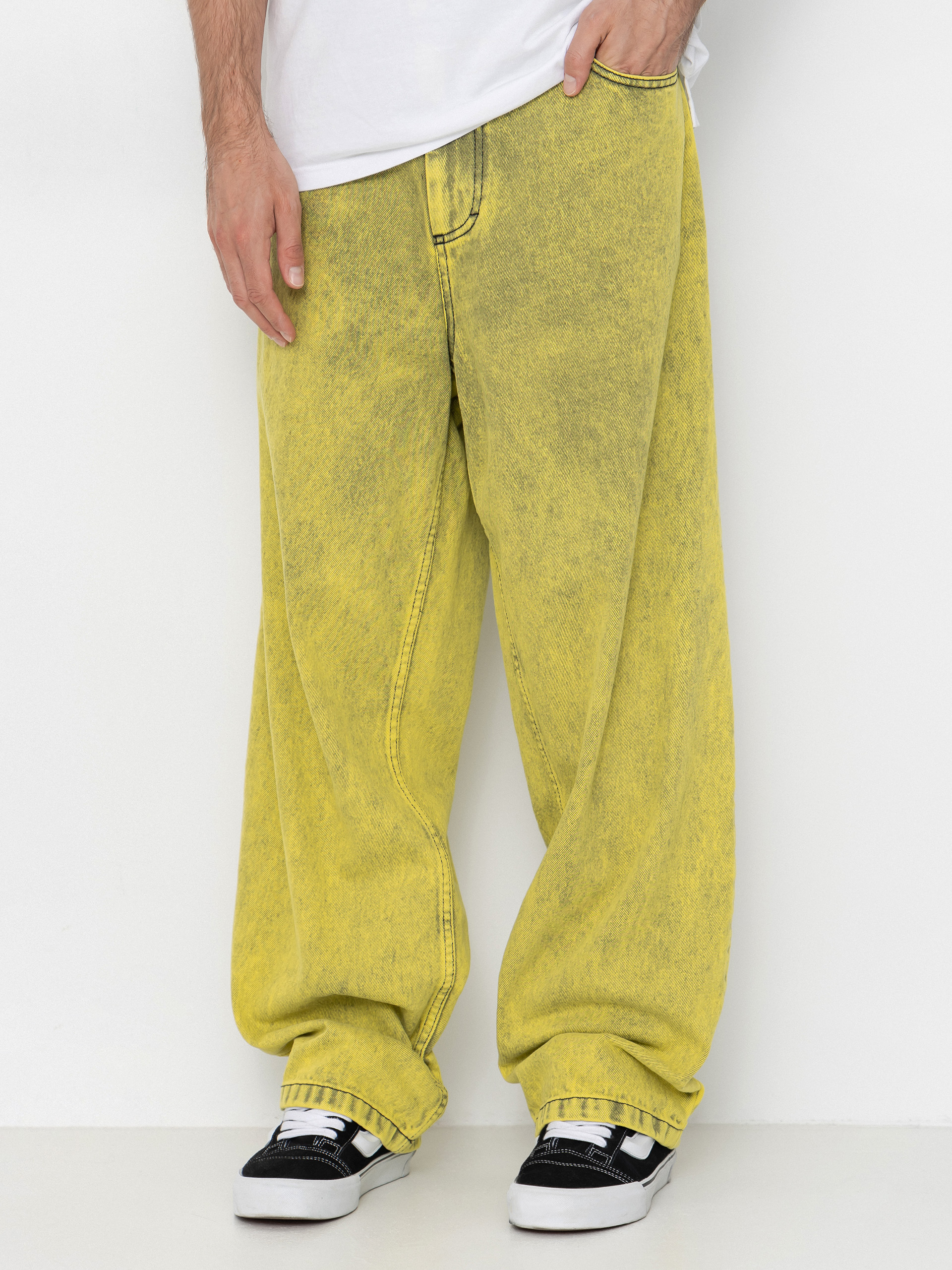 Spodnie Polar Skate Big Boy Demon Child (lemon black)