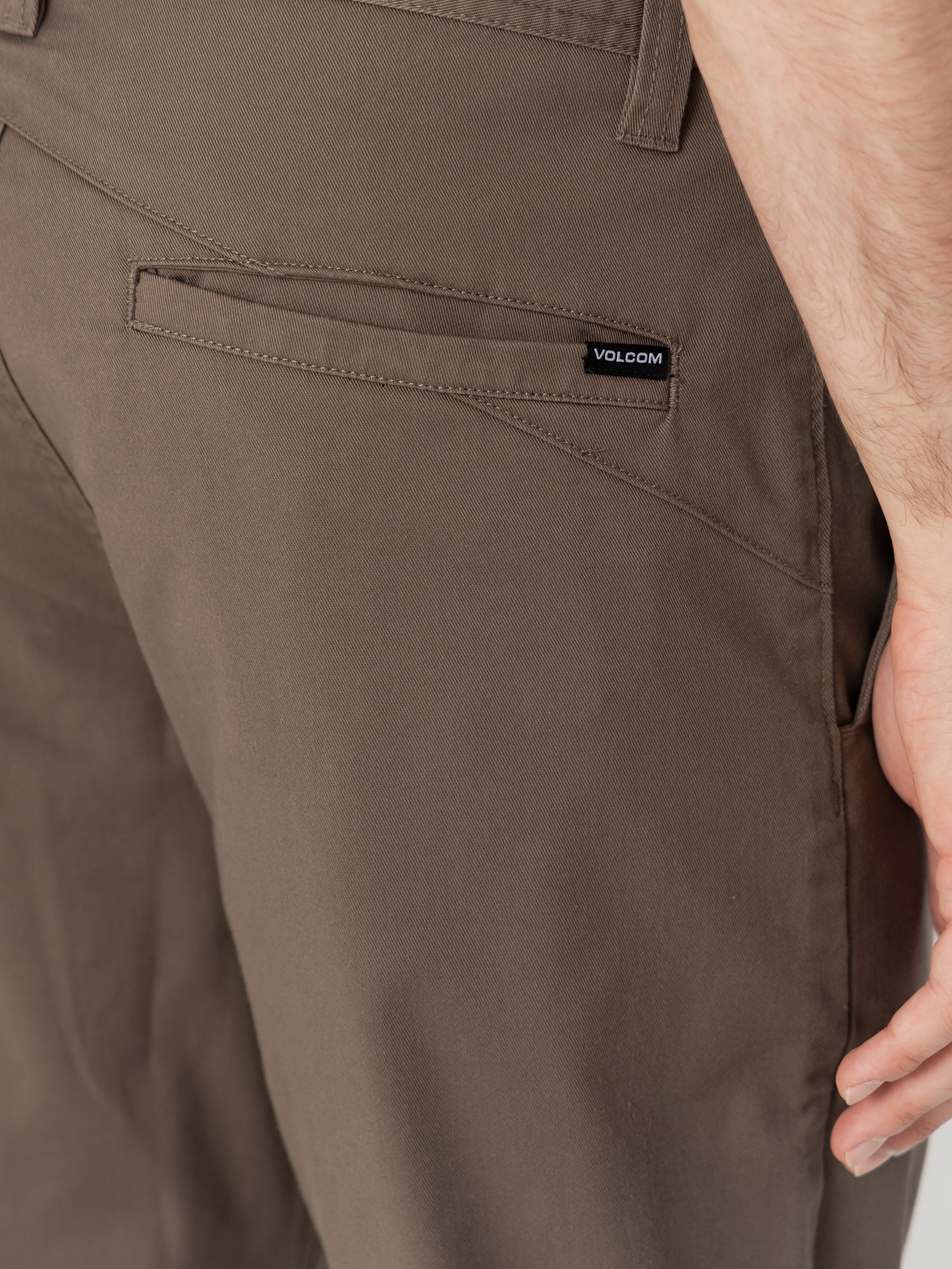 Spodnie Volcom Frickin Modern Stret (mushroom)