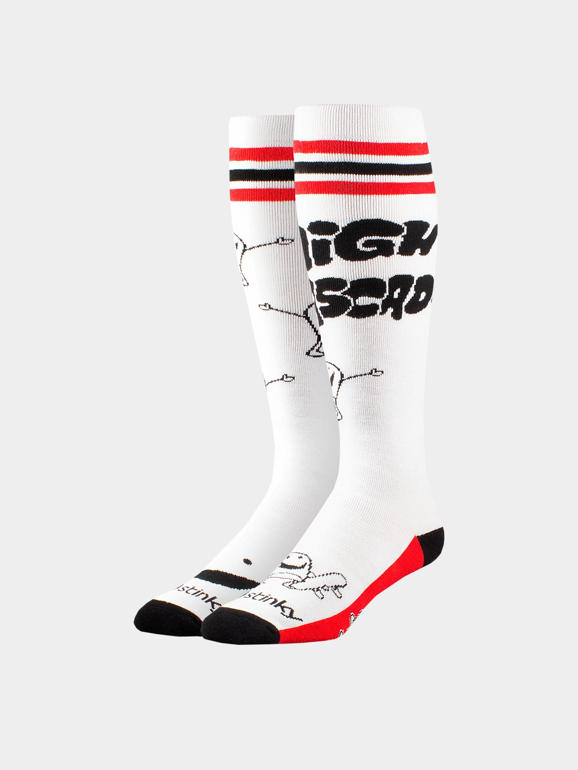 Skarpety Stinky Socks Hcsc X Stinky 2.0 (white/red)