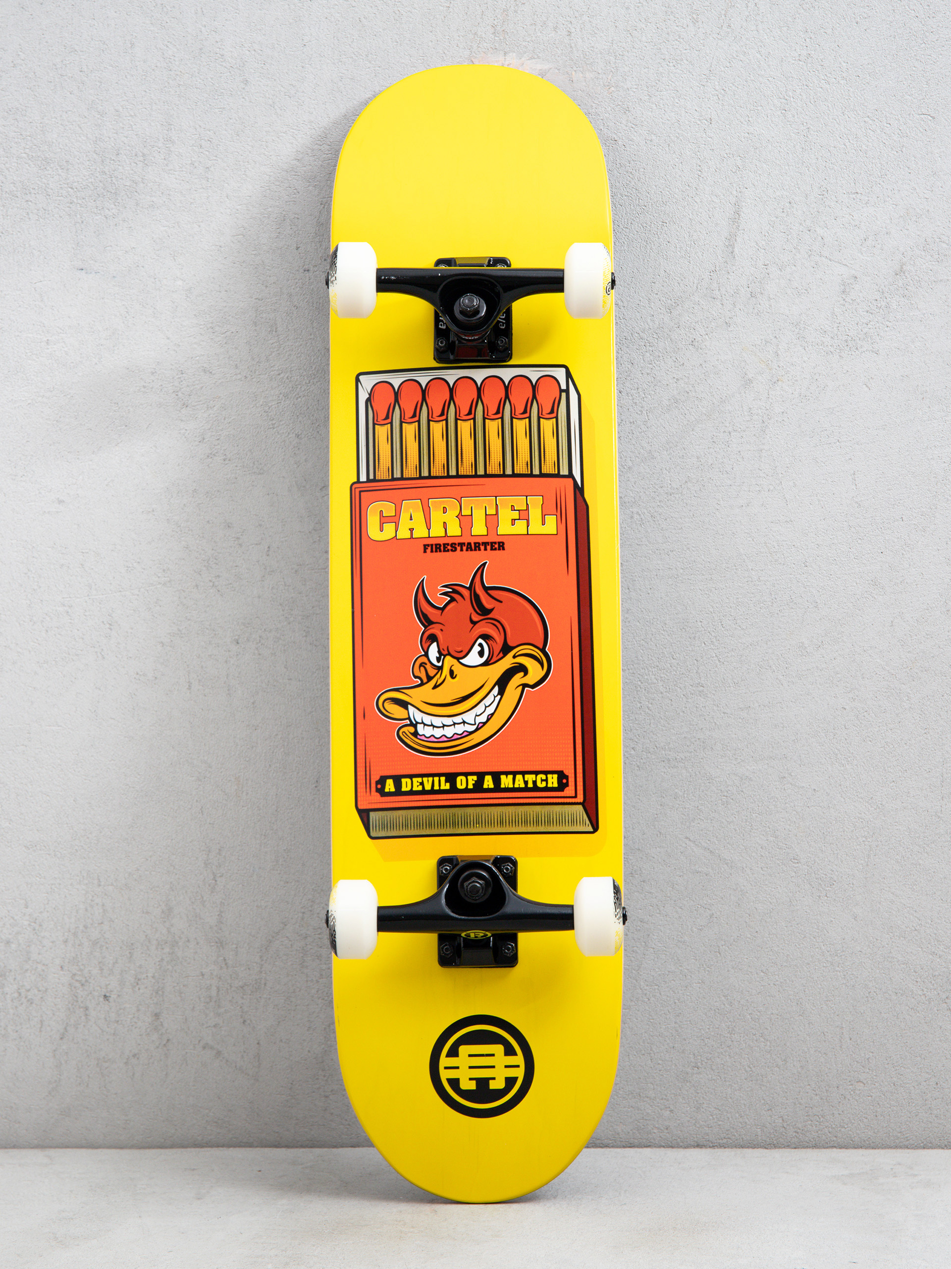 Deskorolka Cartel Skateboards Firestarter (yellow)
