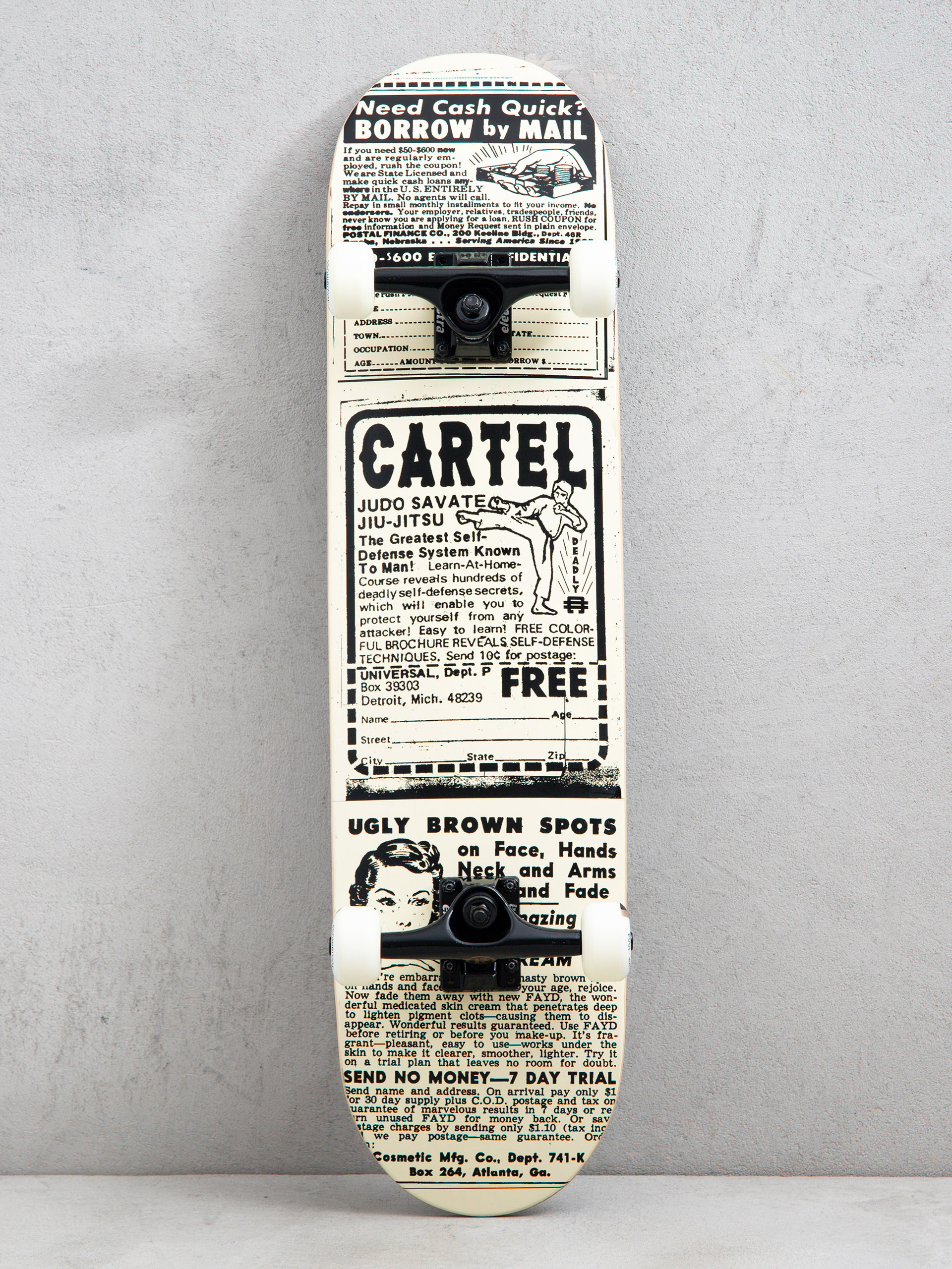 Deskorolka Cartel Skateboards Karate (beige)