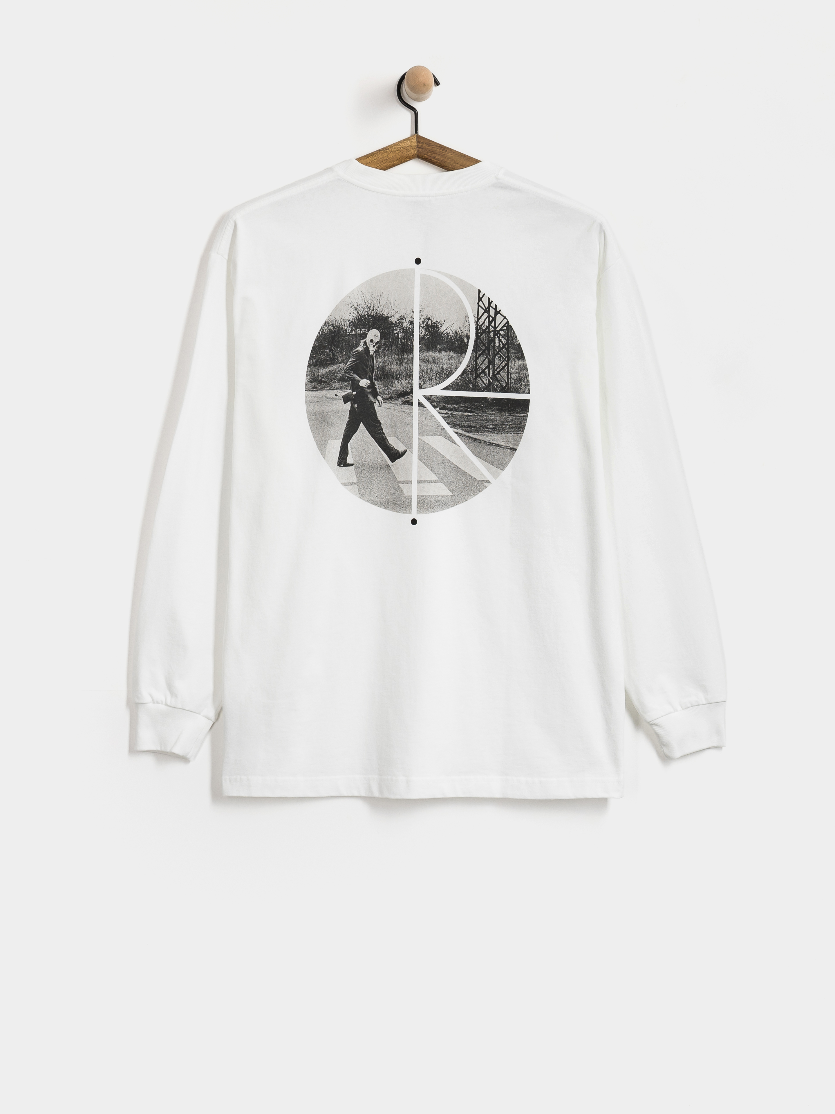 Longsleeve Polar Skate Fill Logo Klez Crossing (white)