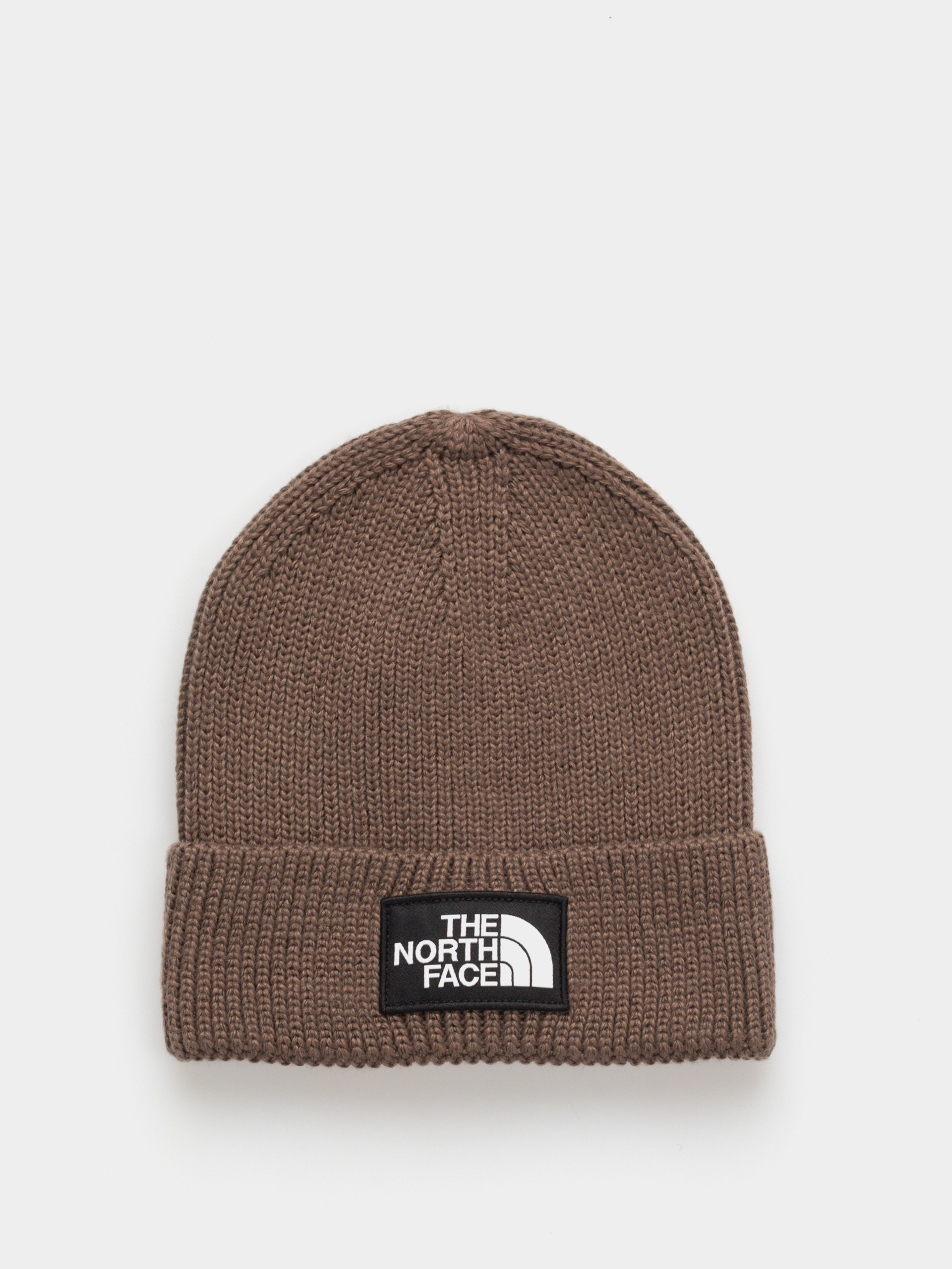 Czapka zimowa The North Face Tnf Logo Box Cuffed (smokey brown)