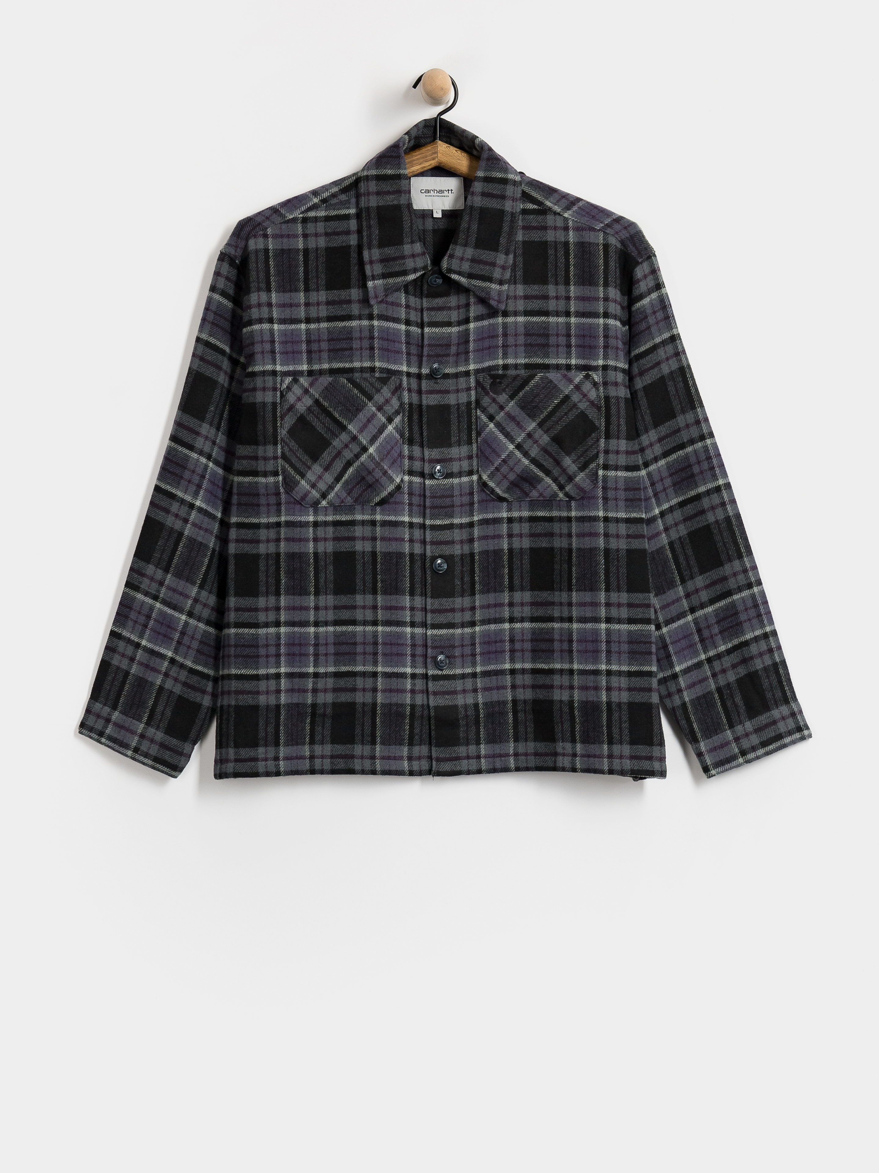 Koszula Carhartt WIP Parson (parson check shady purple)