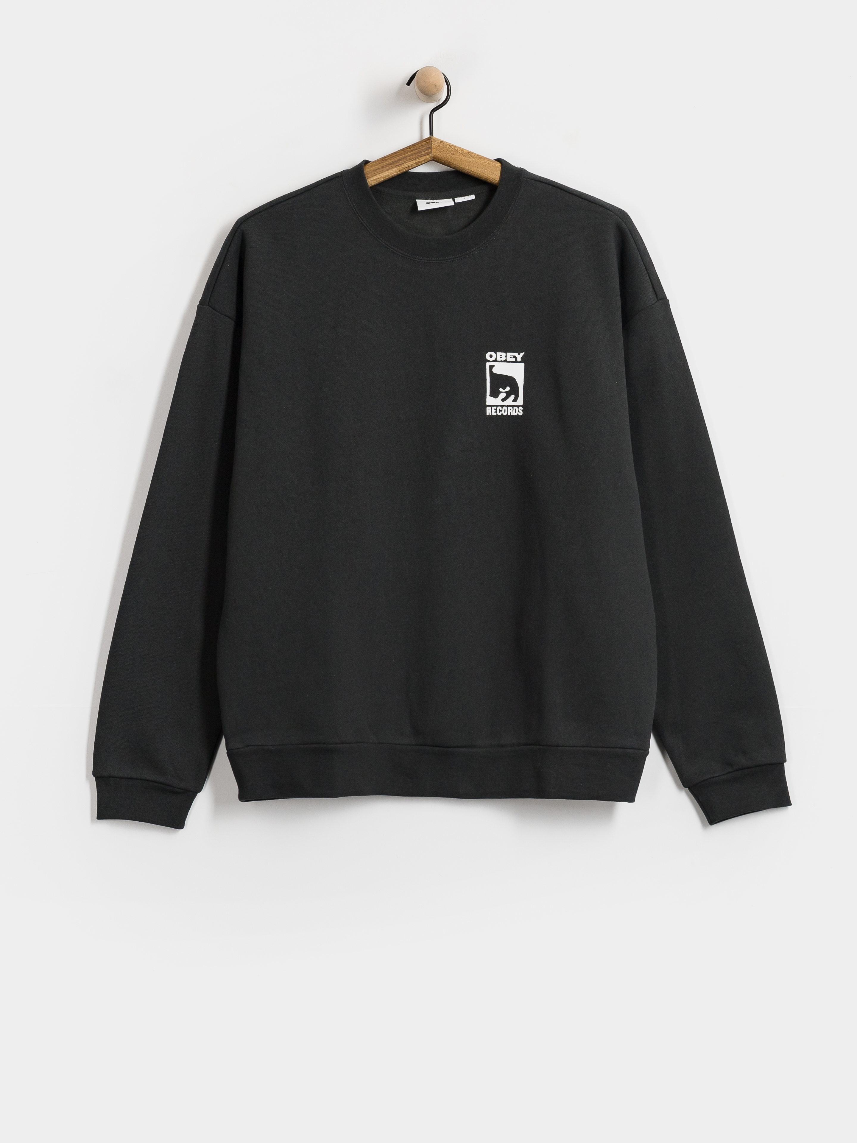 Bluza OBEY Records Extra Heavy (vintage black)