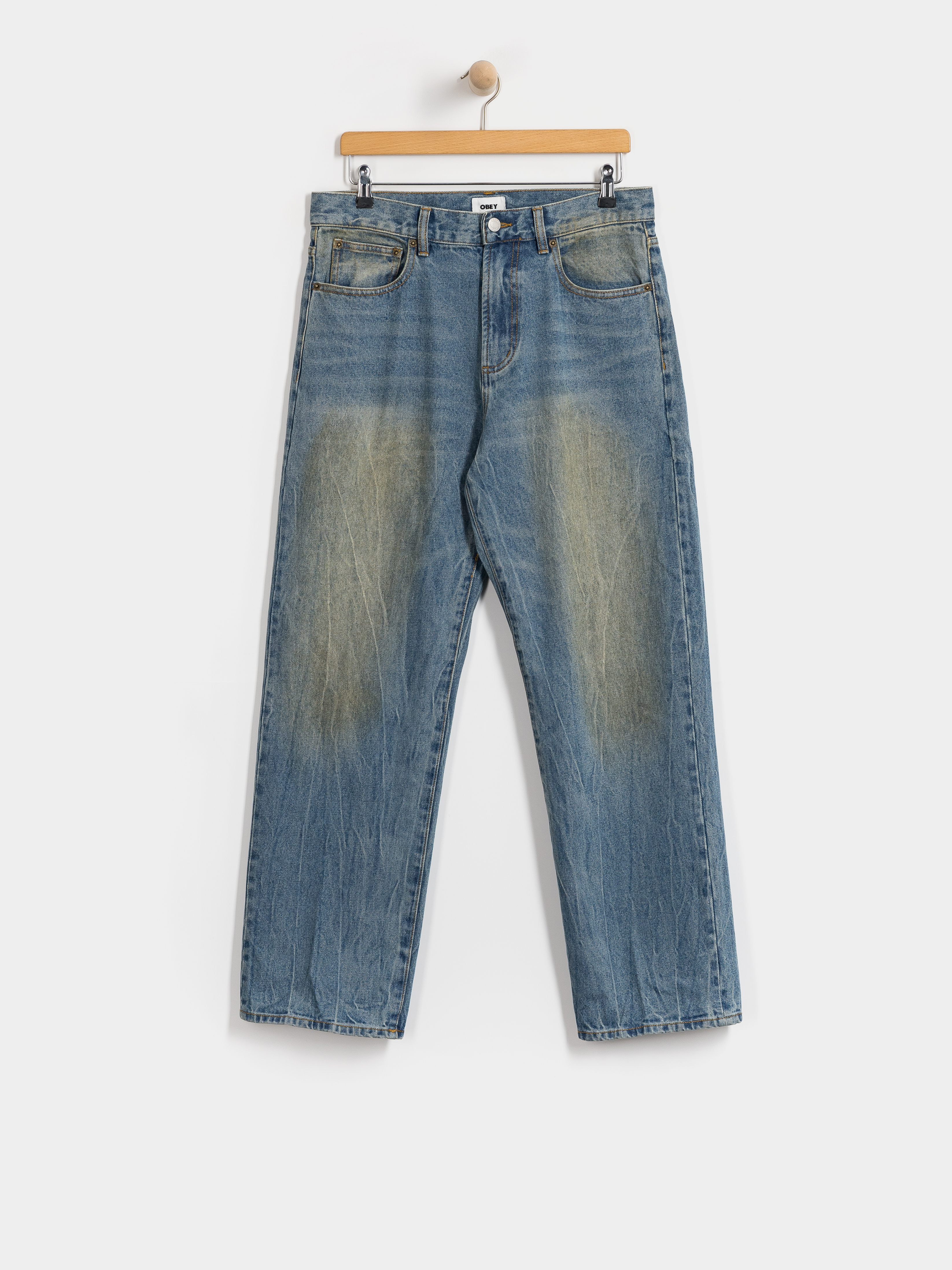 Spodnie OBEY Nelson Straight Denim