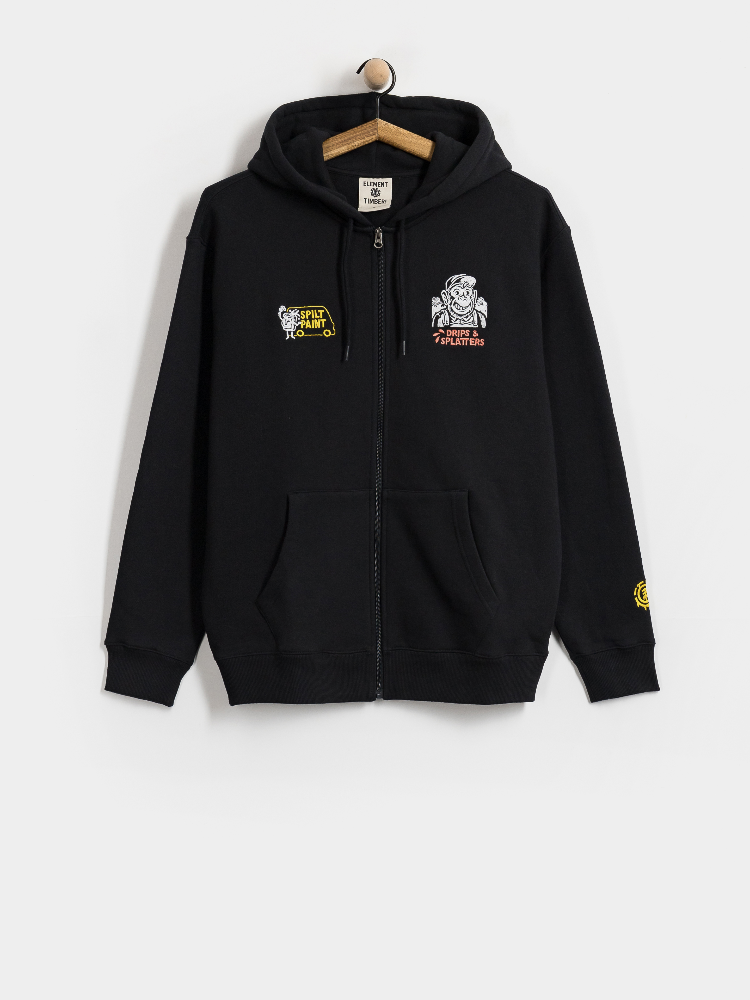 Bluza z kapturem Element Timber Monkey ZHD (flint black)
