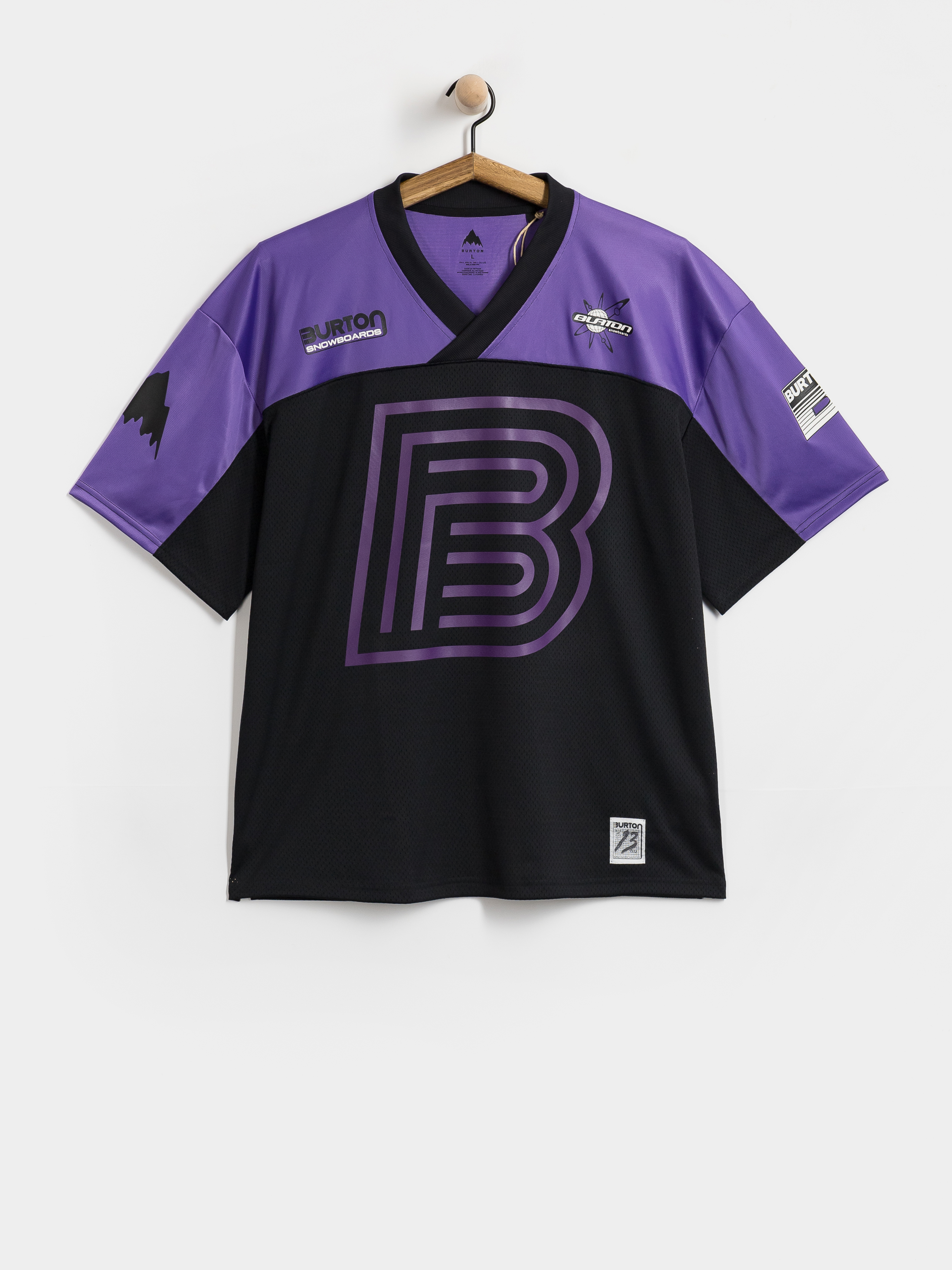 T-shirt Burton X Zeb Jersey (true black/planet purple)