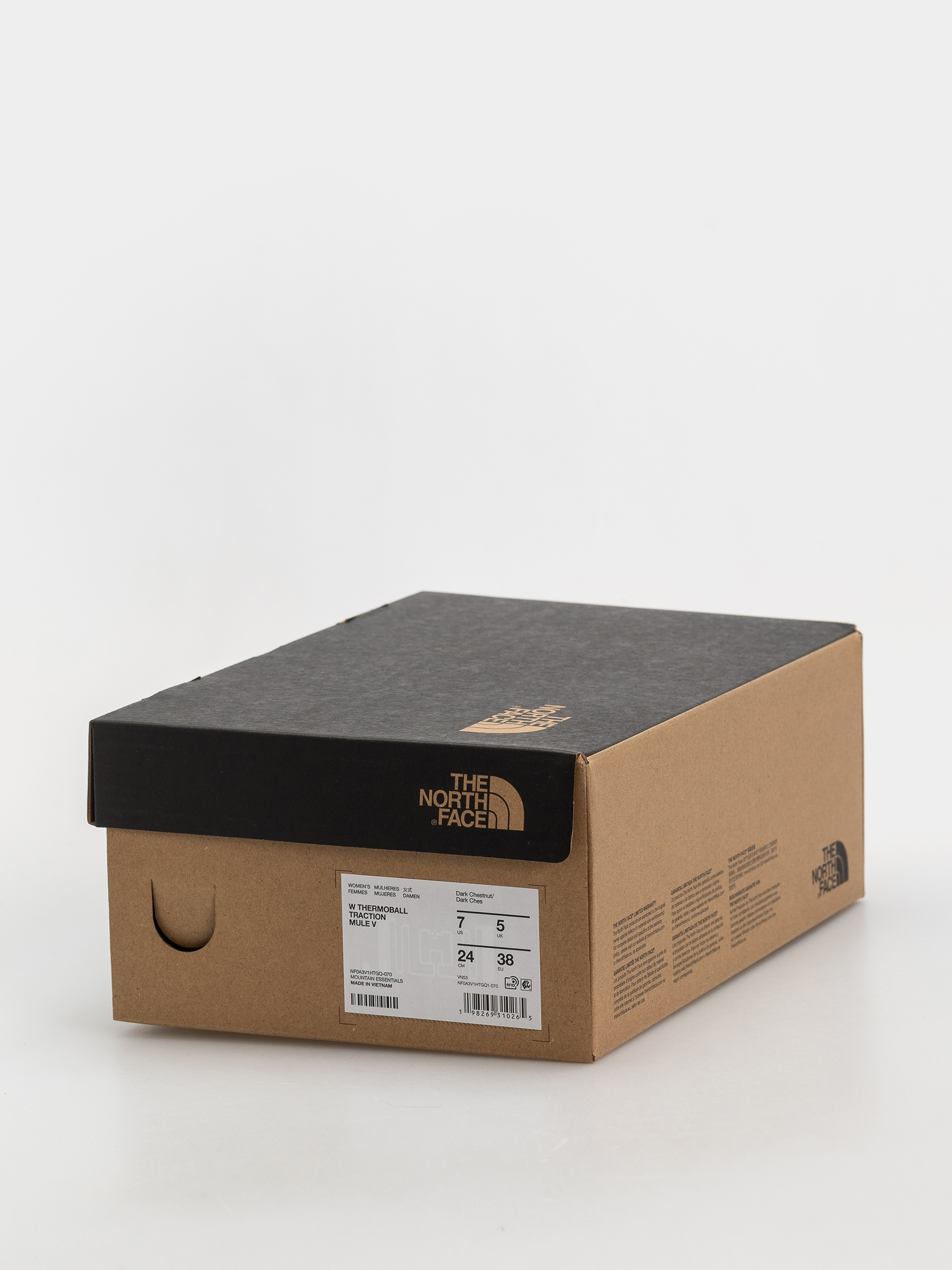 Buty The North Face Thermoball Traction Mule V Wmn (dark chestnut/dark chestnut)