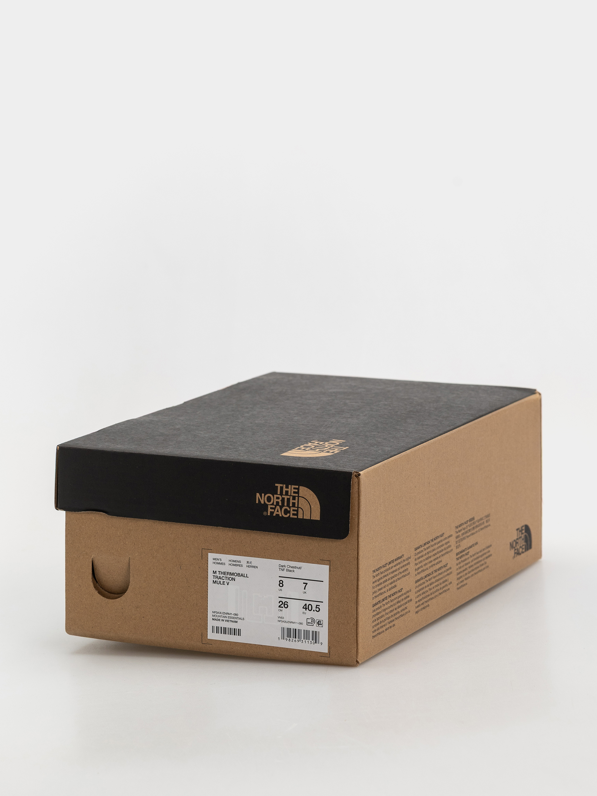 Buty The North Face Thermoball Traction Mule V (dark chestnut/tnf black)