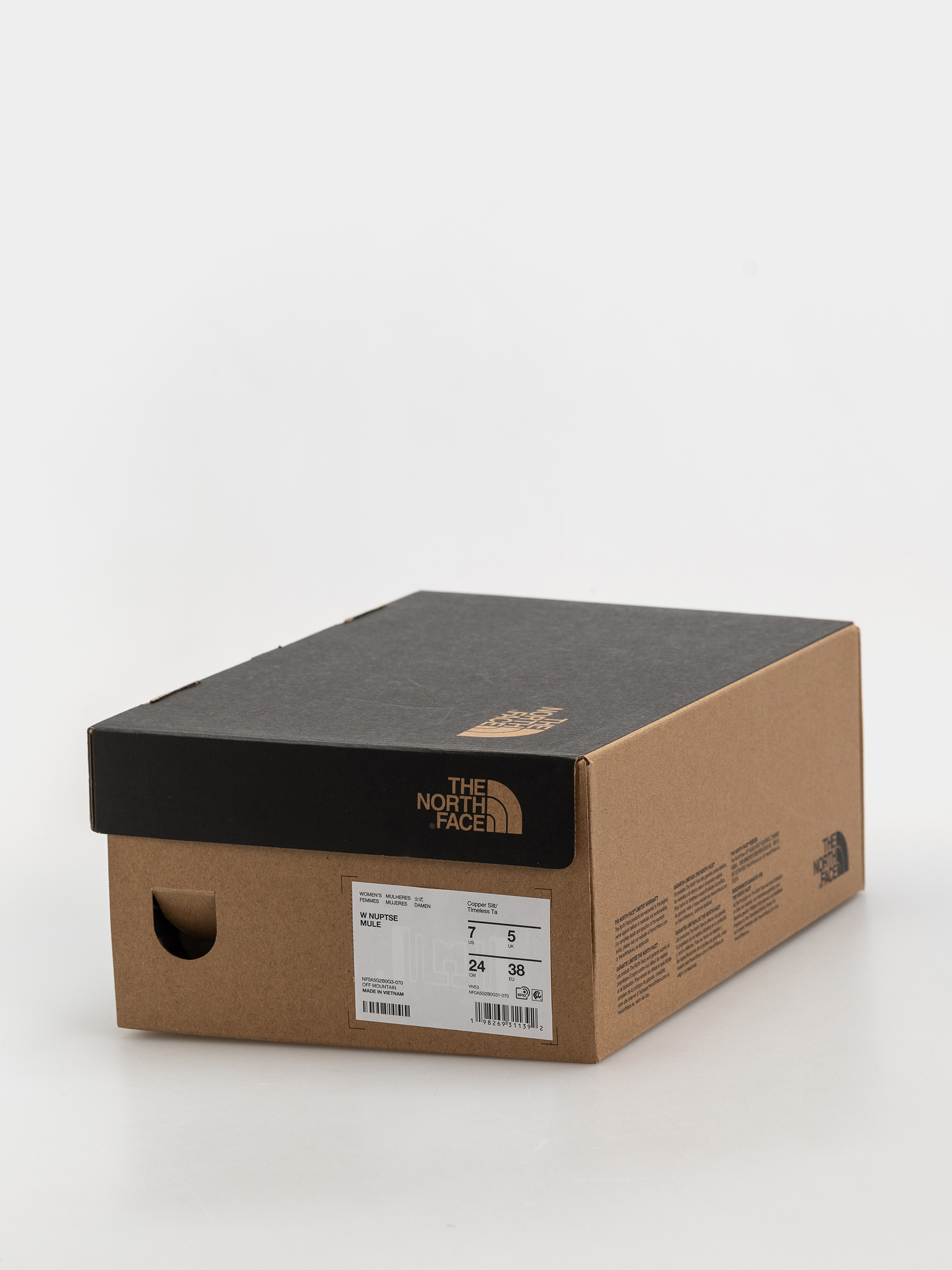 Buty The North Face Nuptse Mule Wmn (copper silt/timeless ta)
