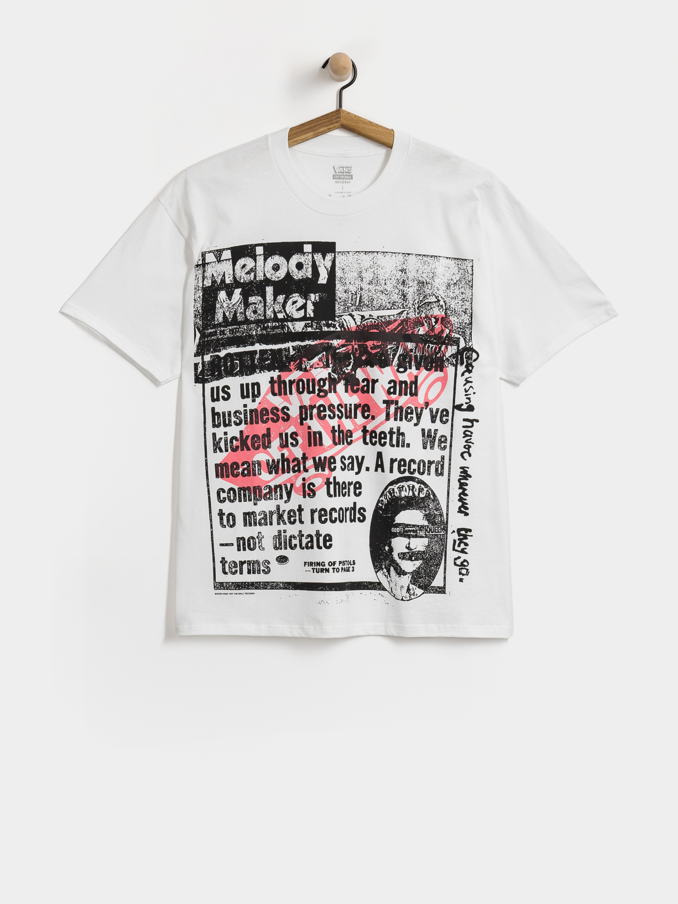 T-shirt Vans Sex Pistols Read All About It