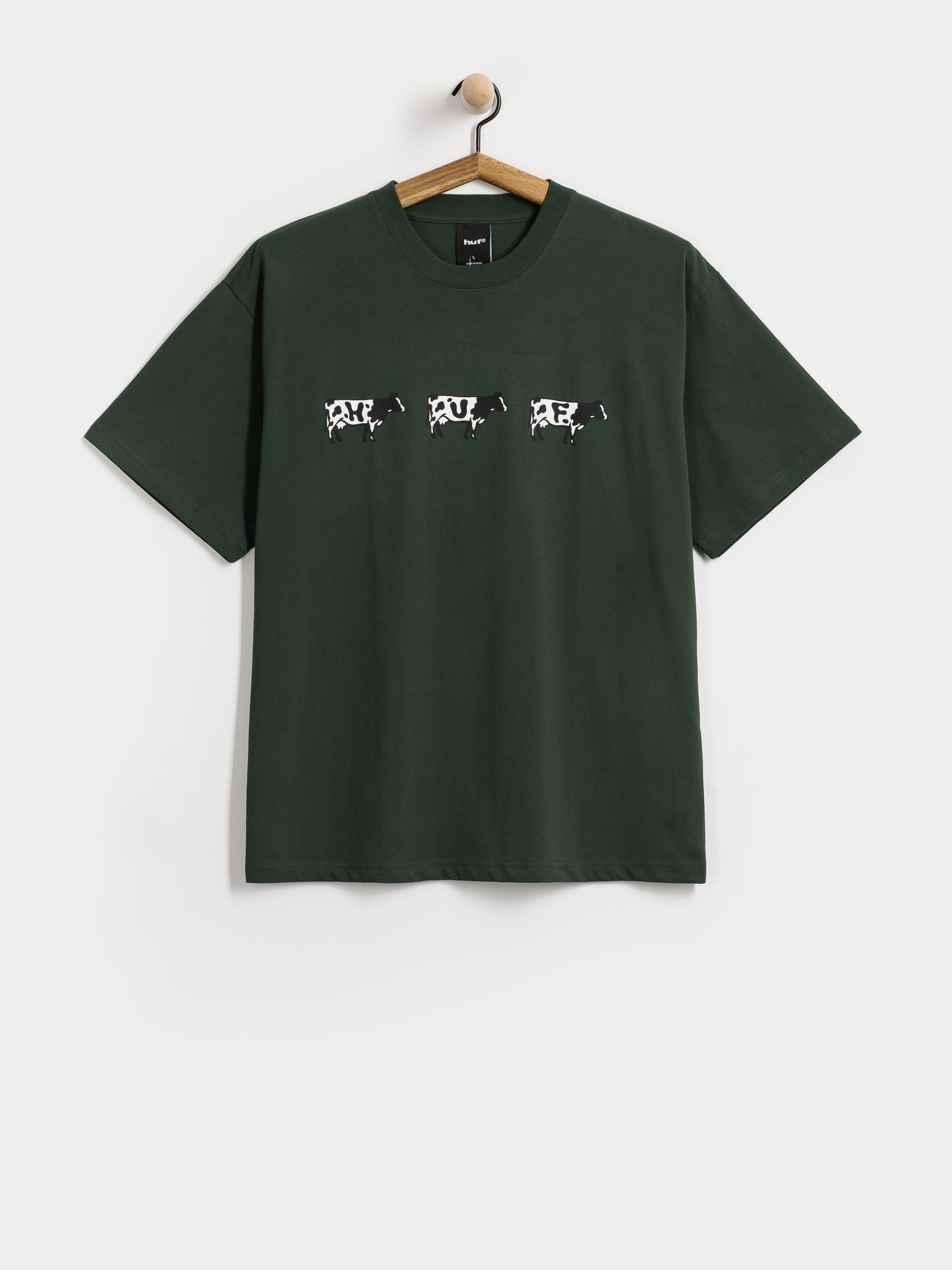 T-shirt HUF Moo (forest green)