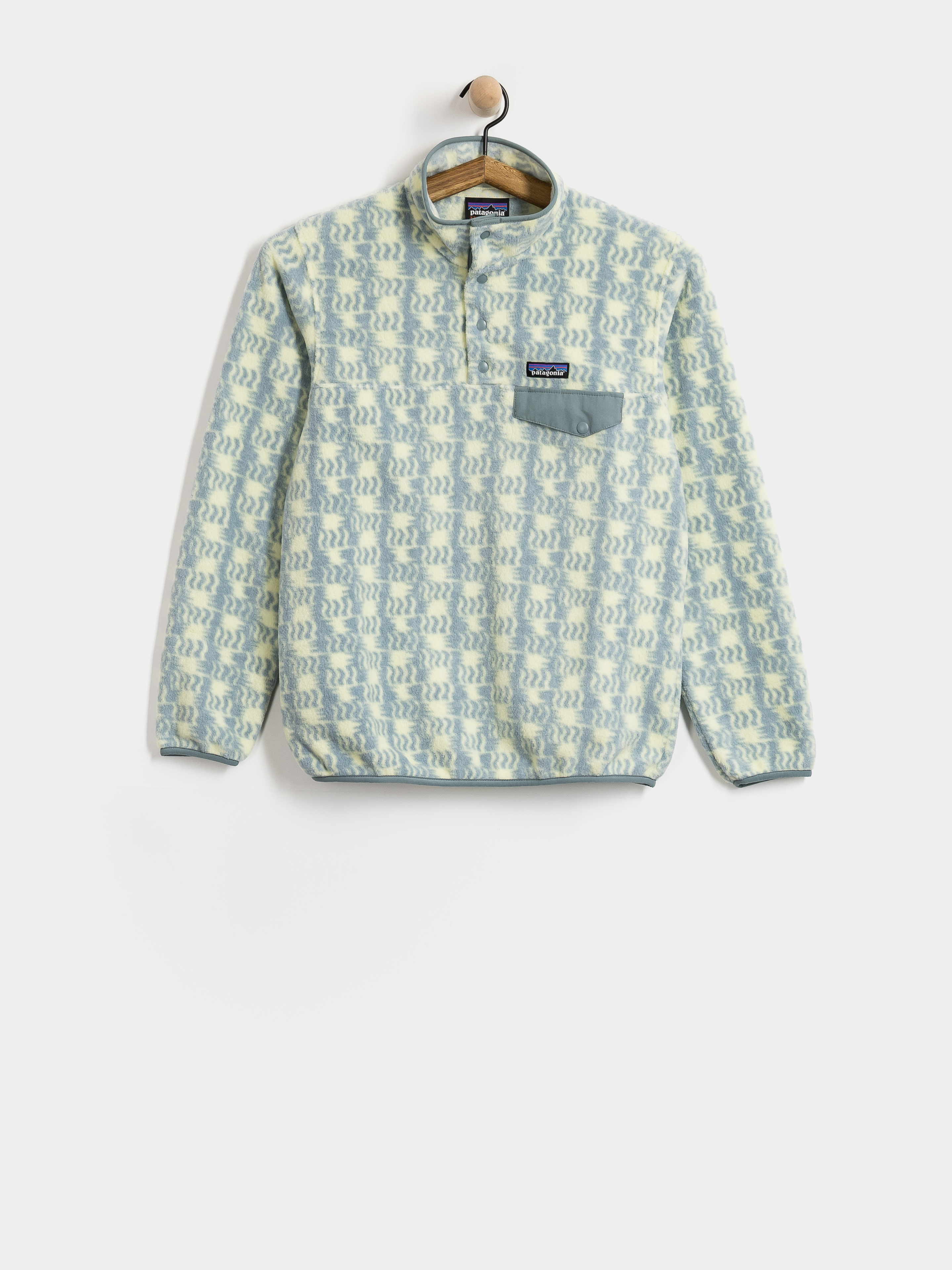 Polar Patagonia Lightweight Synch Snap T Wmn (sun quilt blue sage)