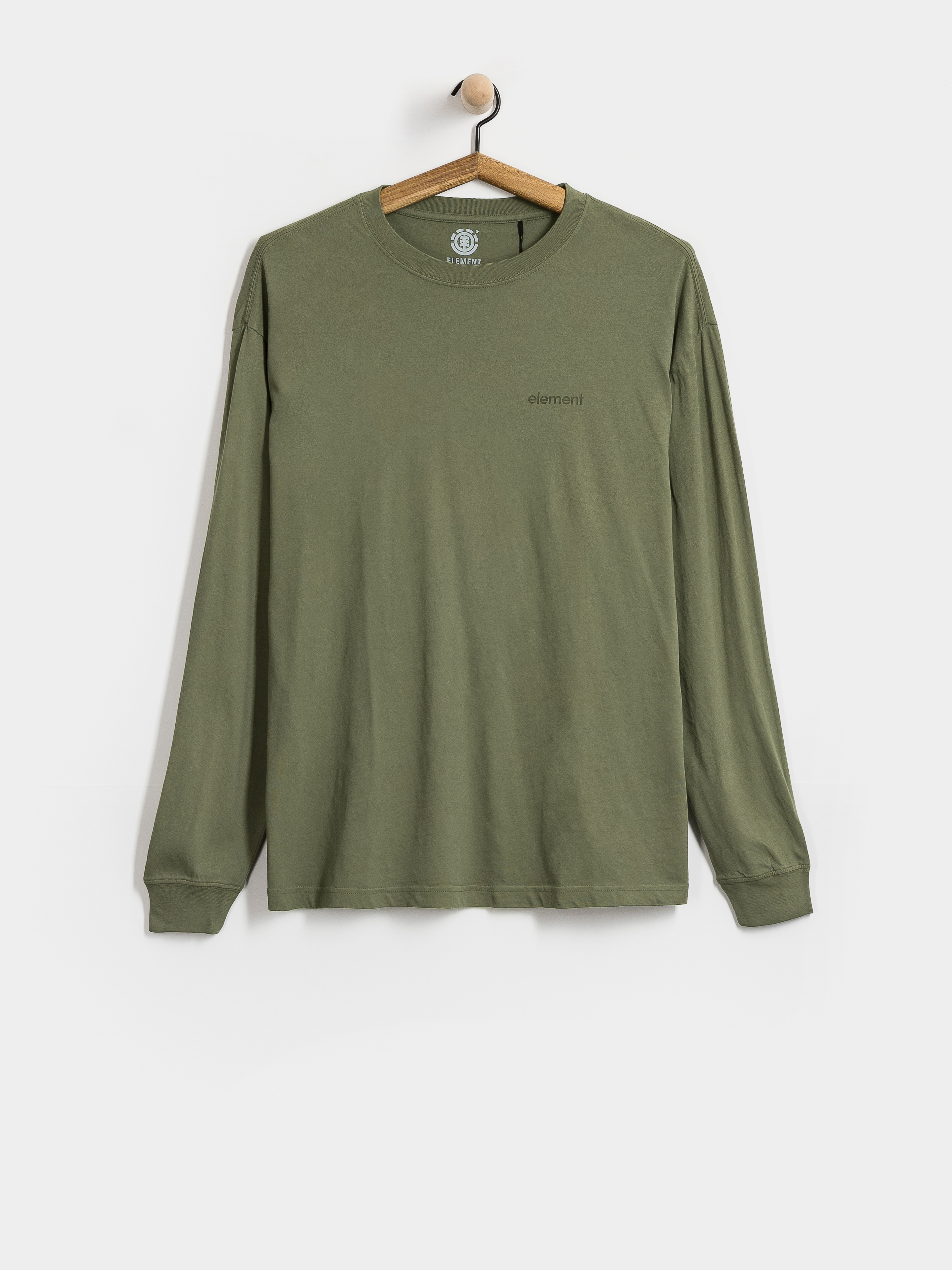 Longsleeve Element Lowcase Pigment (bronze green)