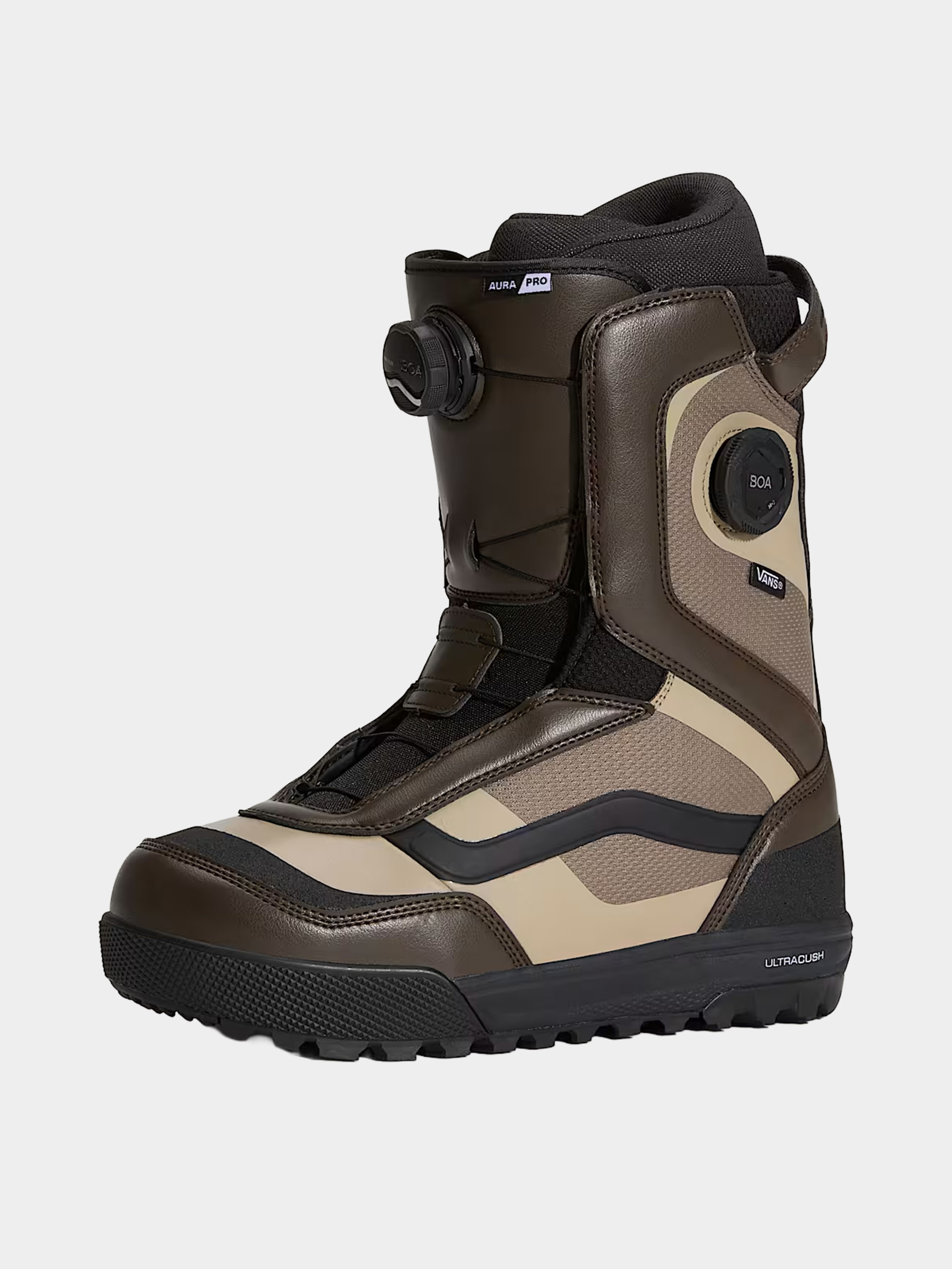 Męskie Buty snowboardowe Vans Aura Pro 2.0 (coal brown)