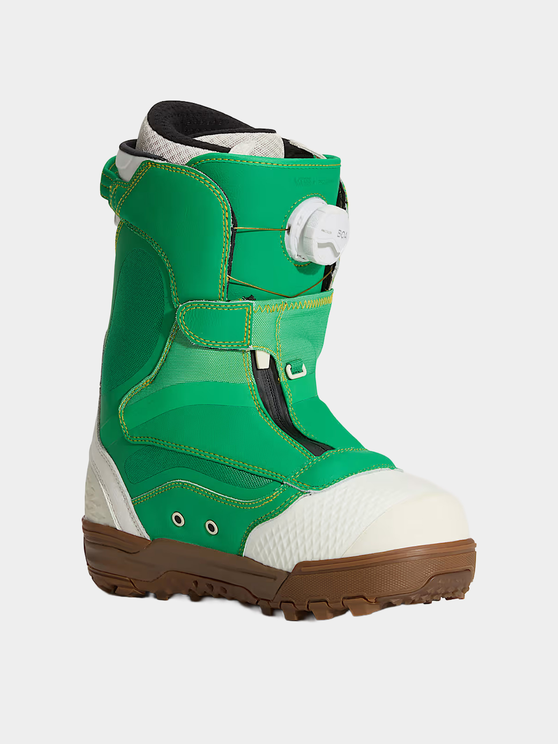 Damskie Buty snowboardowe Vans The Progress (green/yellow)