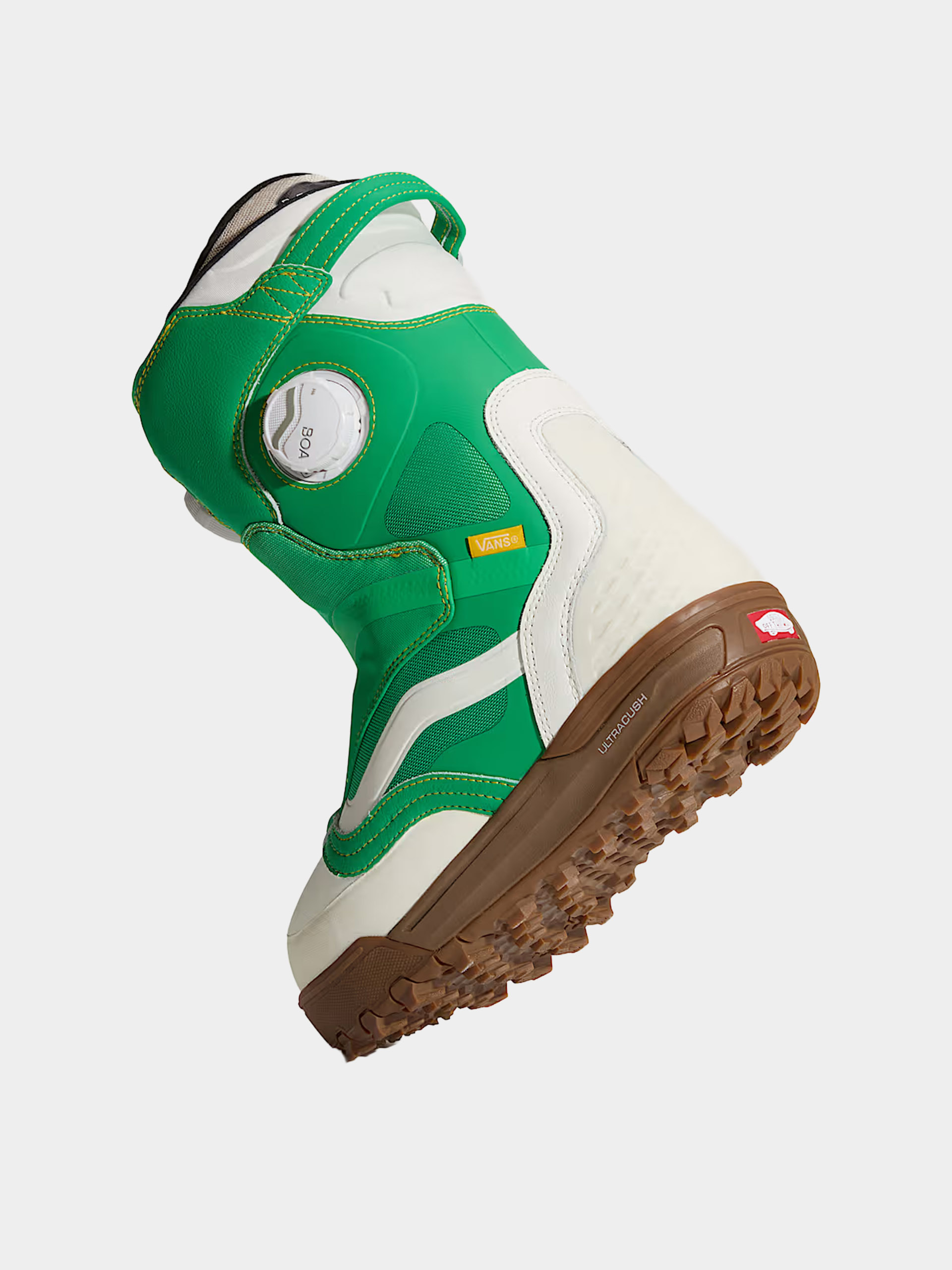 Damskie Buty snowboardowe Vans The Progress (green/yellow)