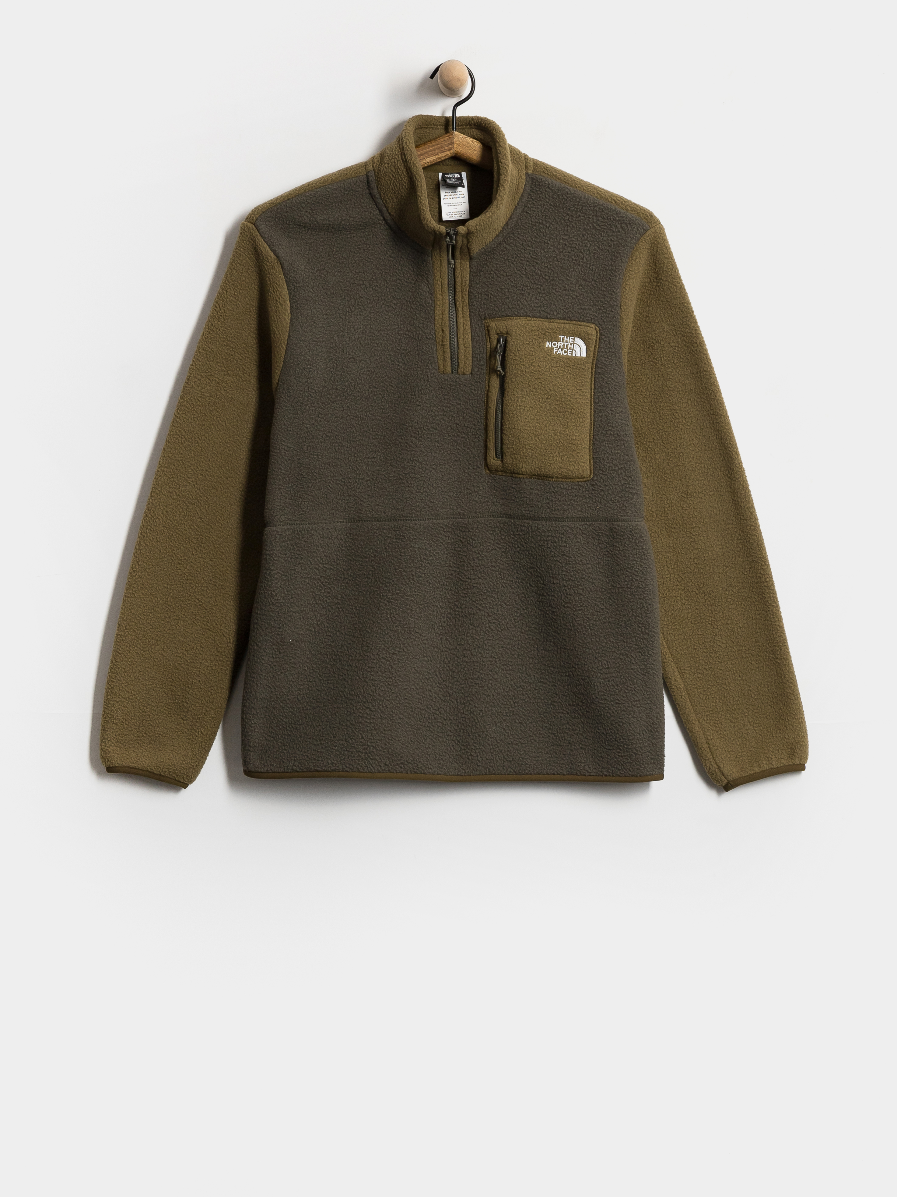 Męski Polar The North Face Yumiori 1/4 Zip (new taupe green/caraway)