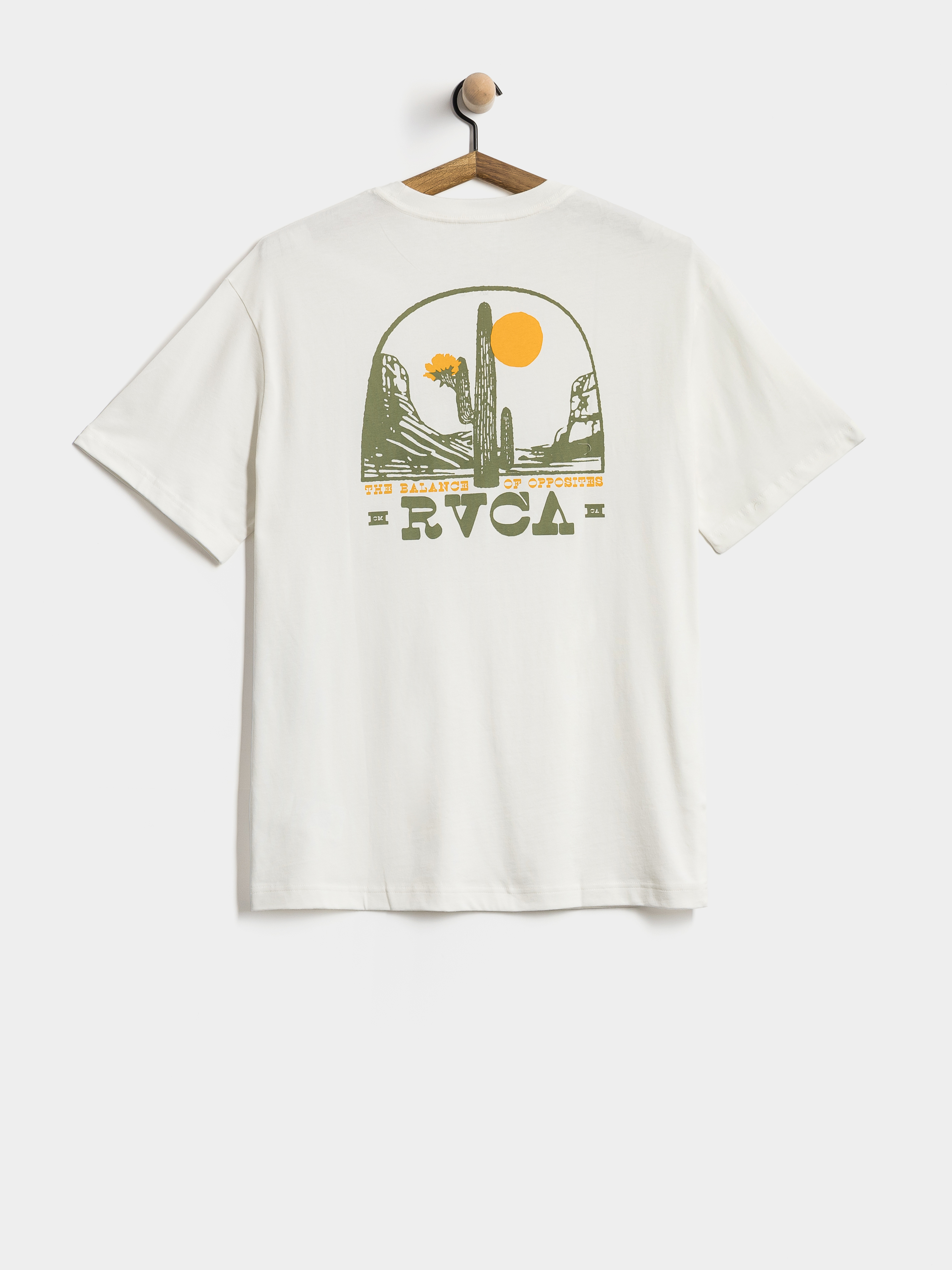 T-shirt RVCA Saguaro Canyon (antique white)