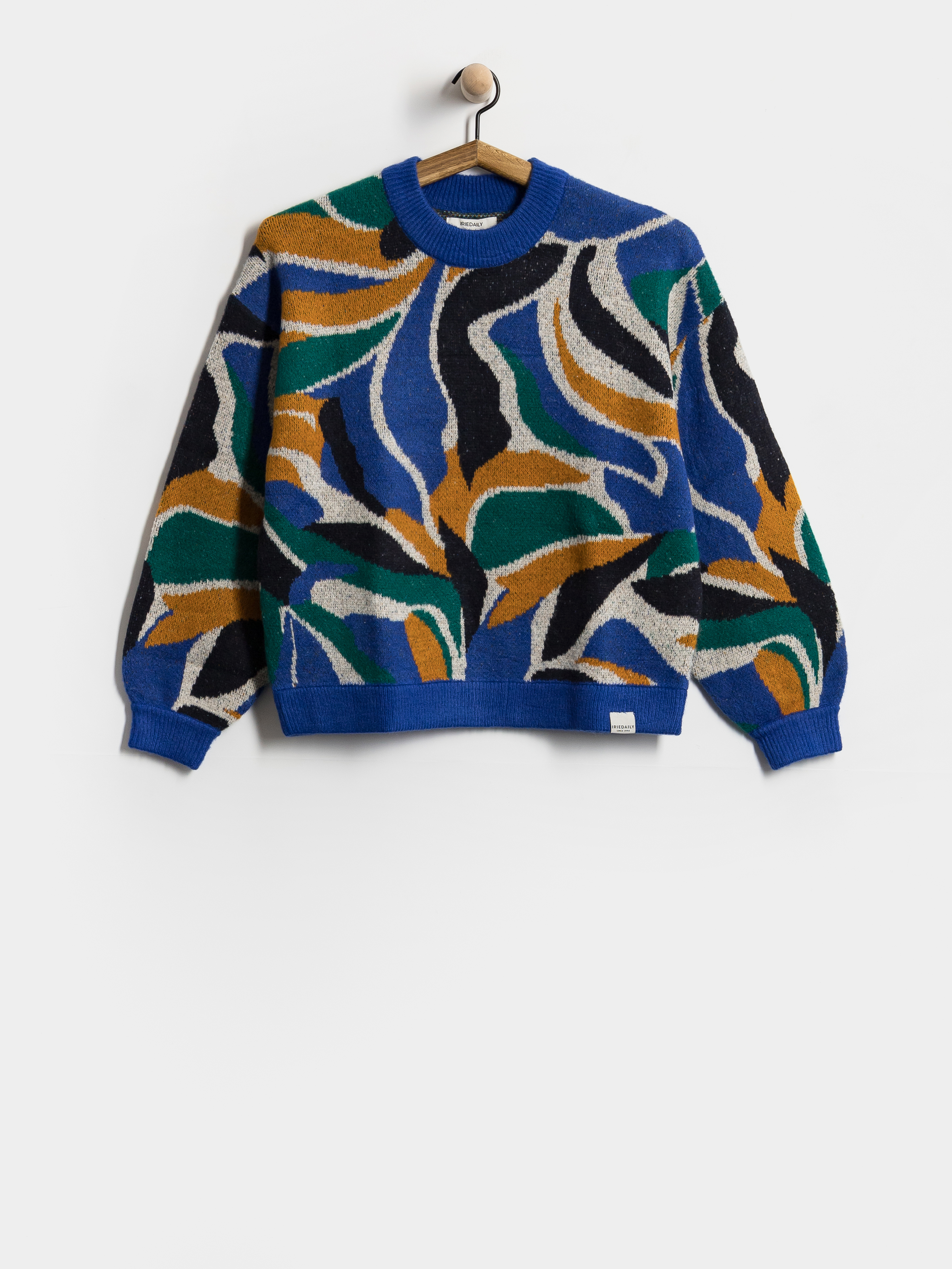 Sweter Iriedaily Boxy Fluff Wmn (blue green)