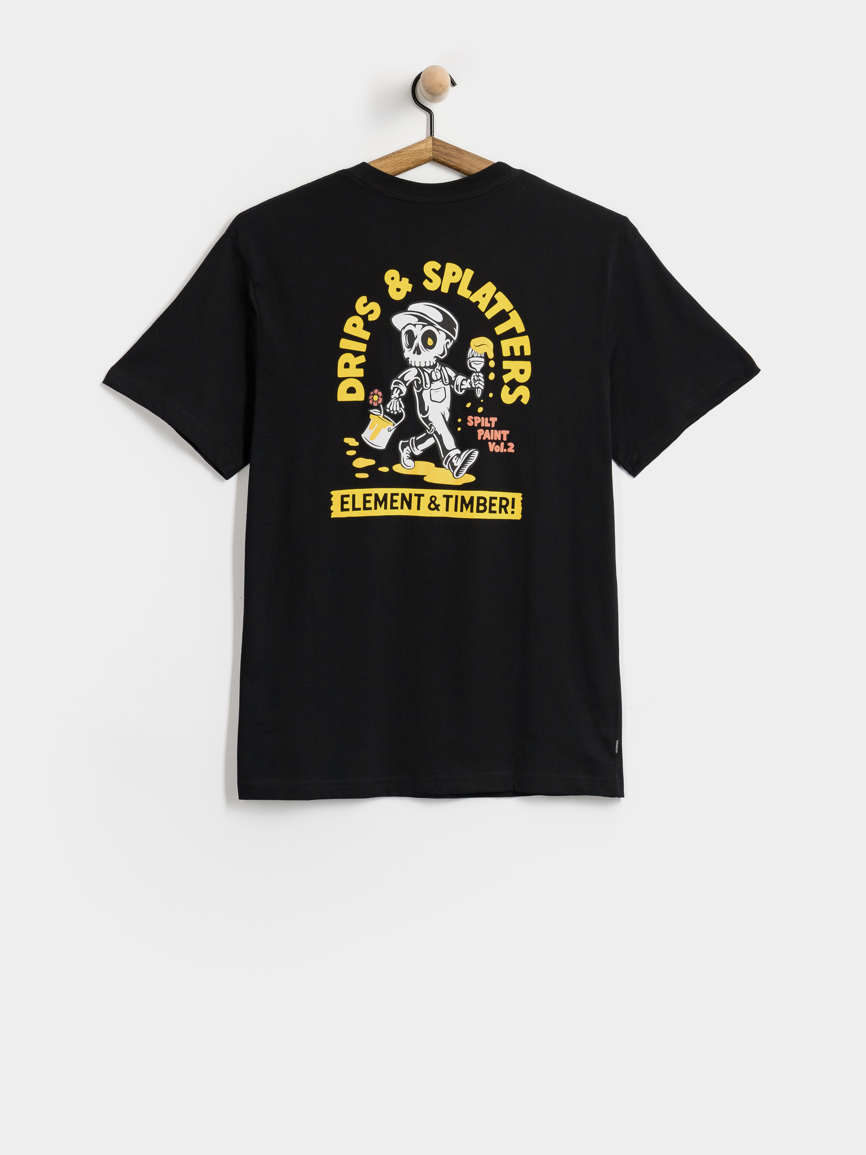 T-shirt Element Timber Drips (flint black)