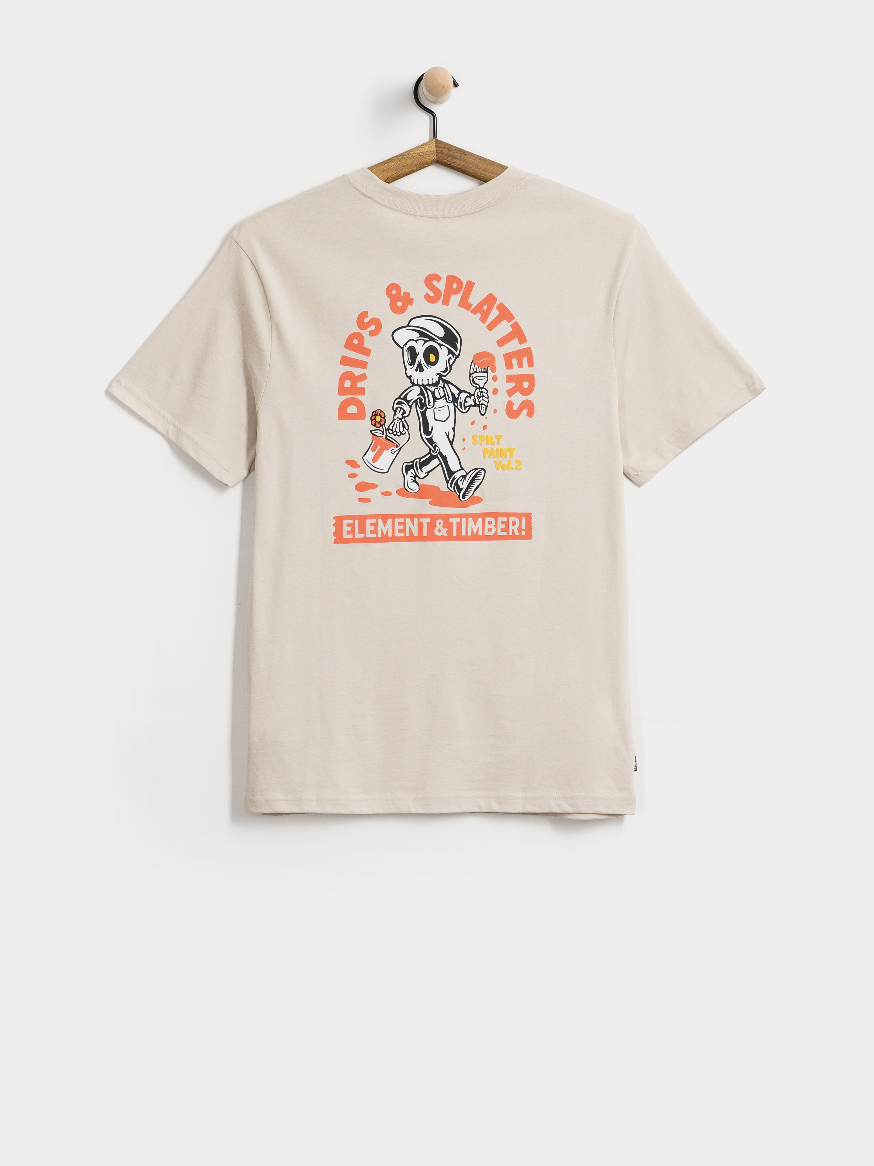 T-shirt Element Timber Drips (oat milk)